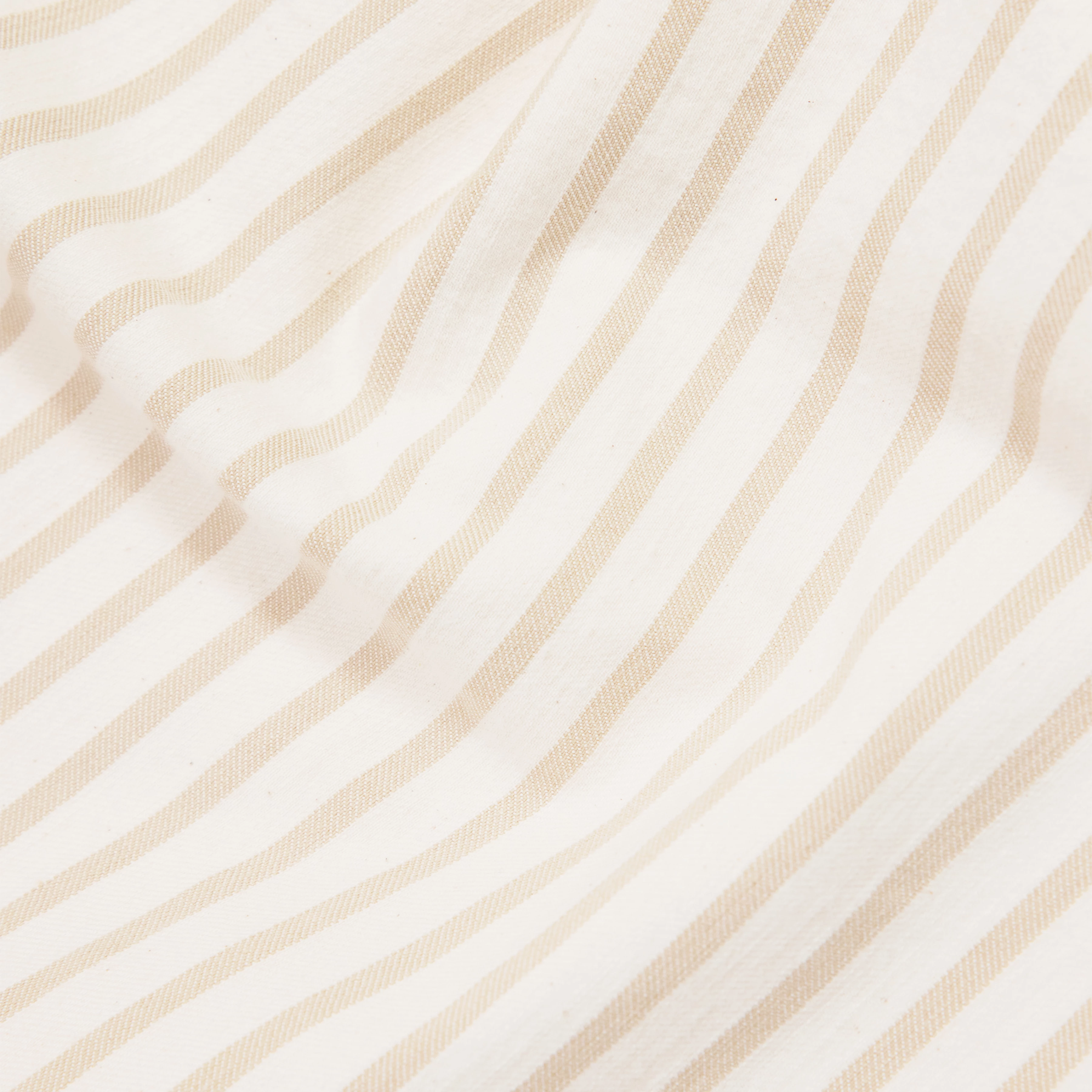 SNUCK - Striped shorts made from pure twill - women - beige - Materialbild (B2C)