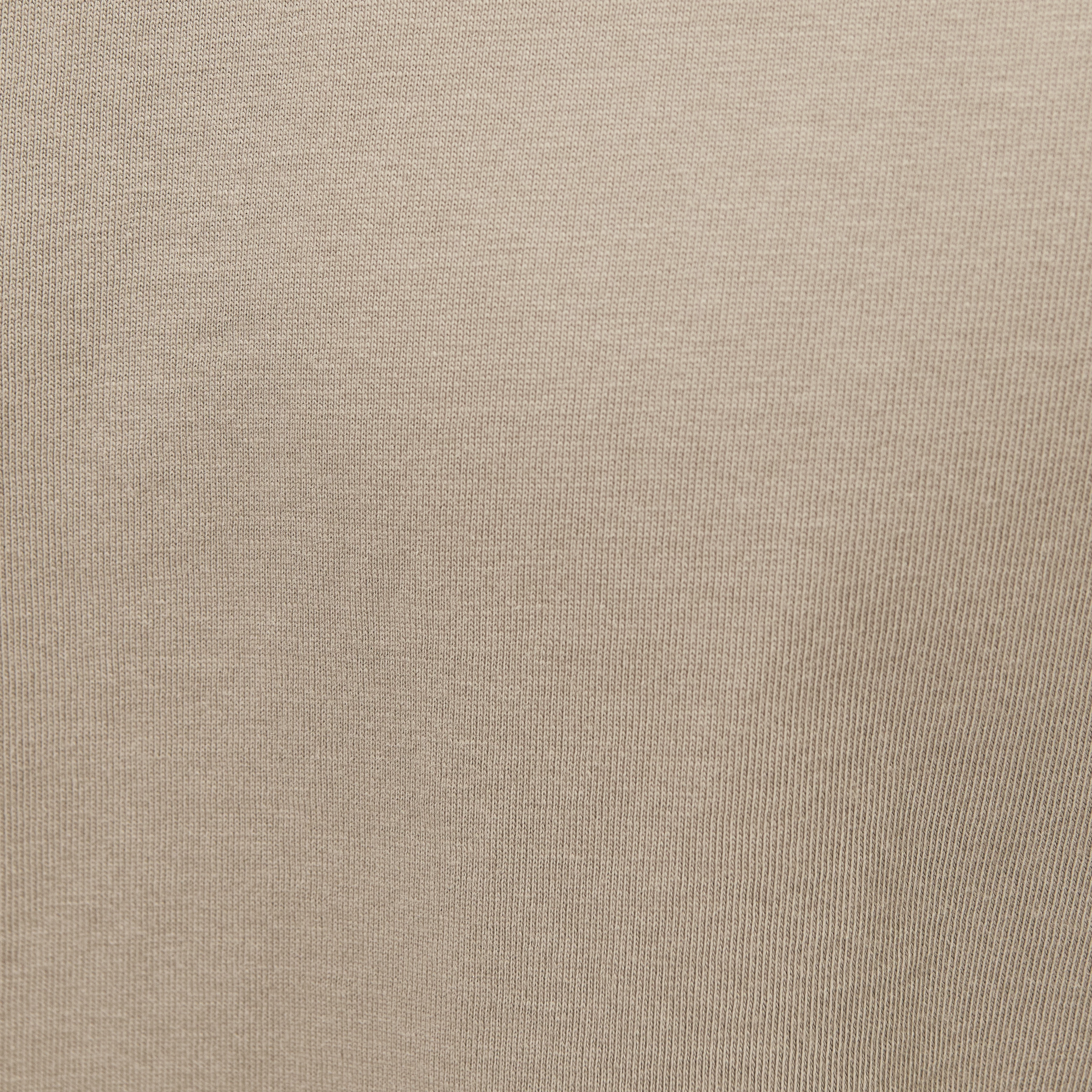 RAPHAEL - T-Shirt in reiner Baumwolle - Herren - braun - Materialbild (B2C)