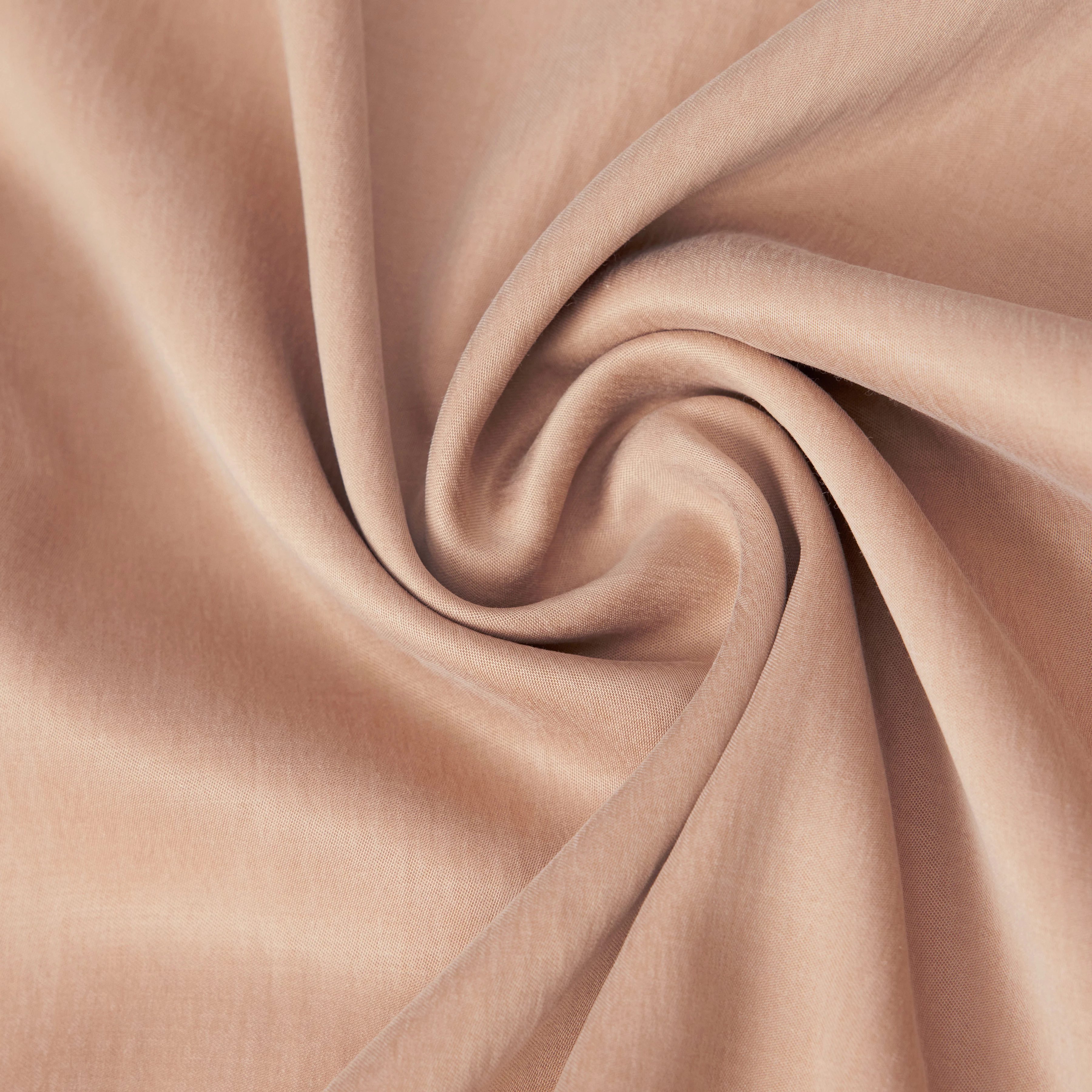 CORAMY - Casual shirt blouse in cupro cotton blend - women - orange - Materialbild (B2C)