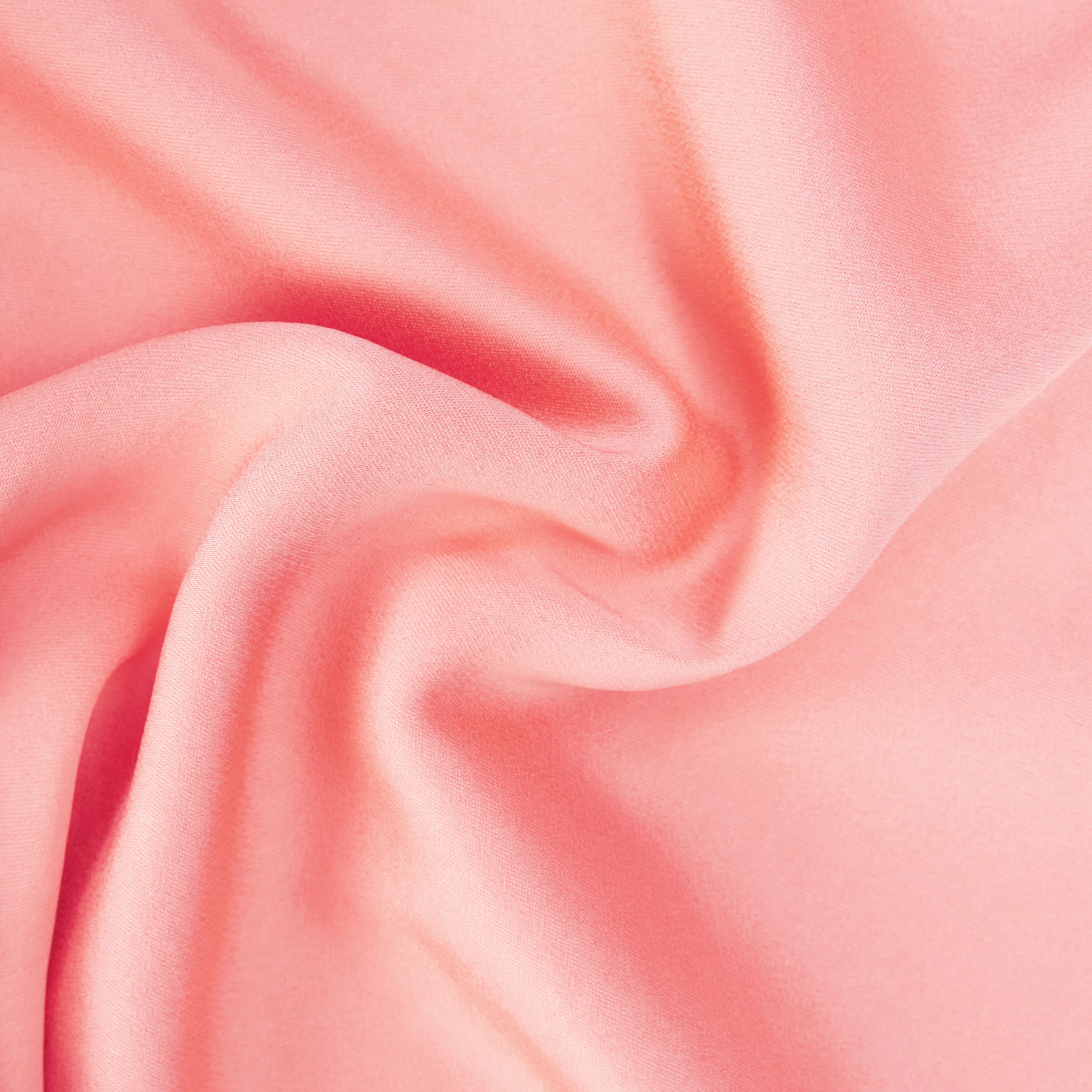 ALARIA_1 - Shirt blouse with stand-up collar in satin - women - orange - Materialbild (B2C)