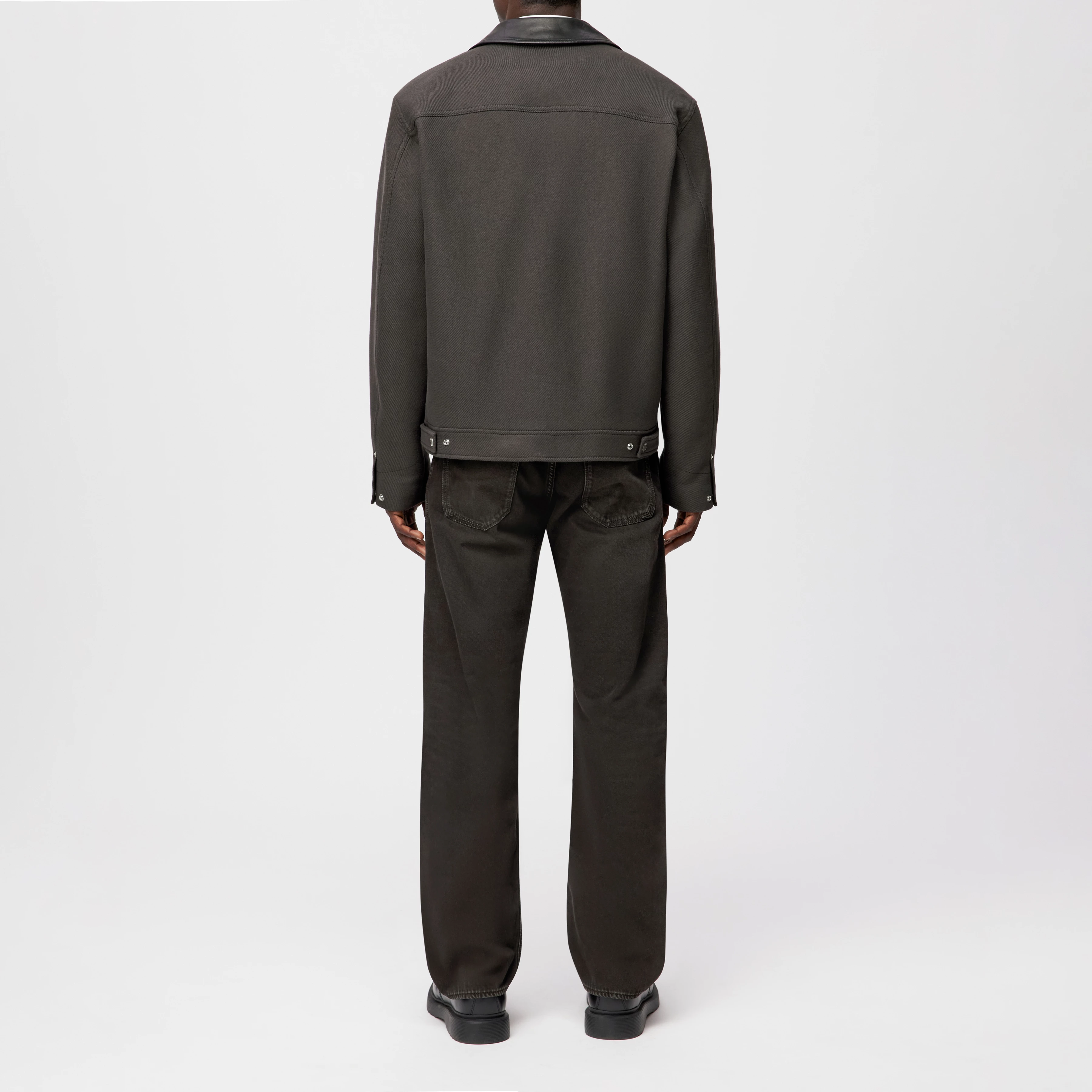 RIKALO_2 - Workwear Jacke in Woll-Mix - Herren - braun - Rückansicht