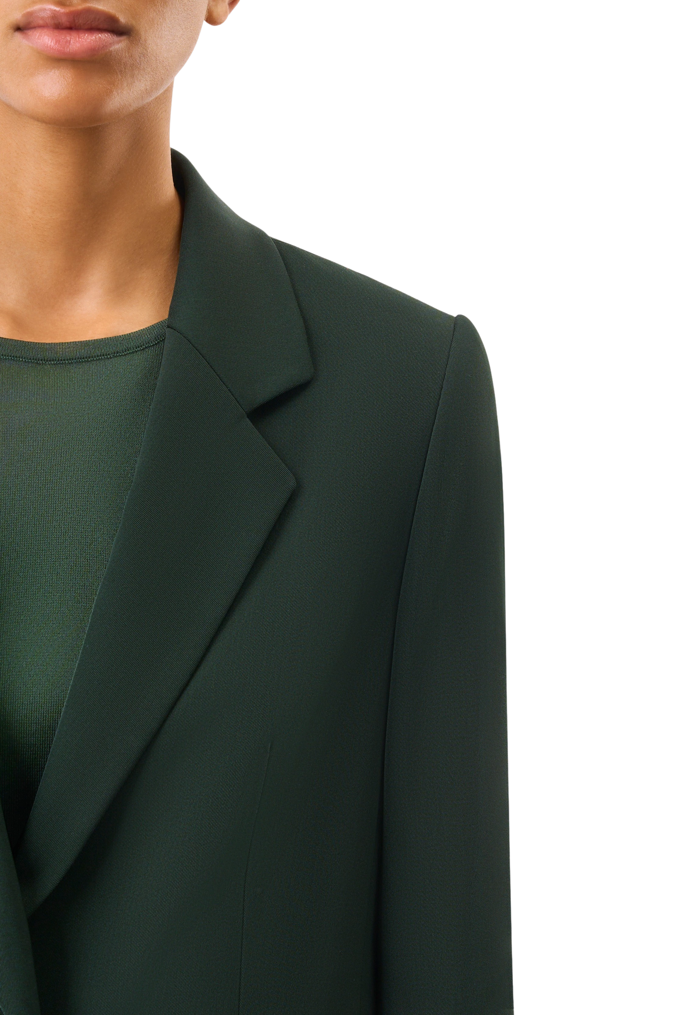 GLENDALE - Boyfriend Blazer in Techno-Twill - Damen - grün - Seitenansicht