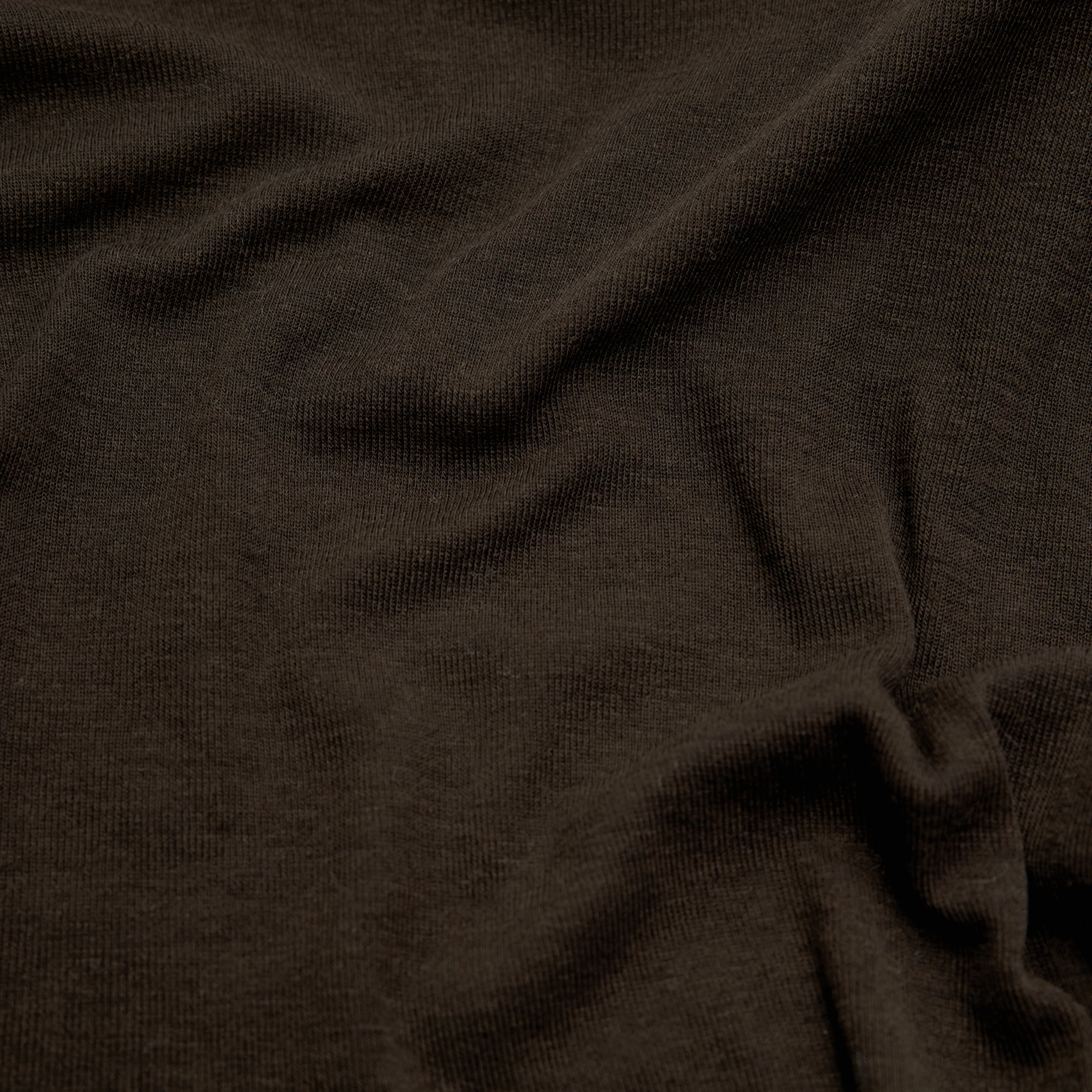 ZERAFNE - Schmales Longsleeve in Lyocell-Wolle-Mix - Damen - braun - Materialbild (B2C)