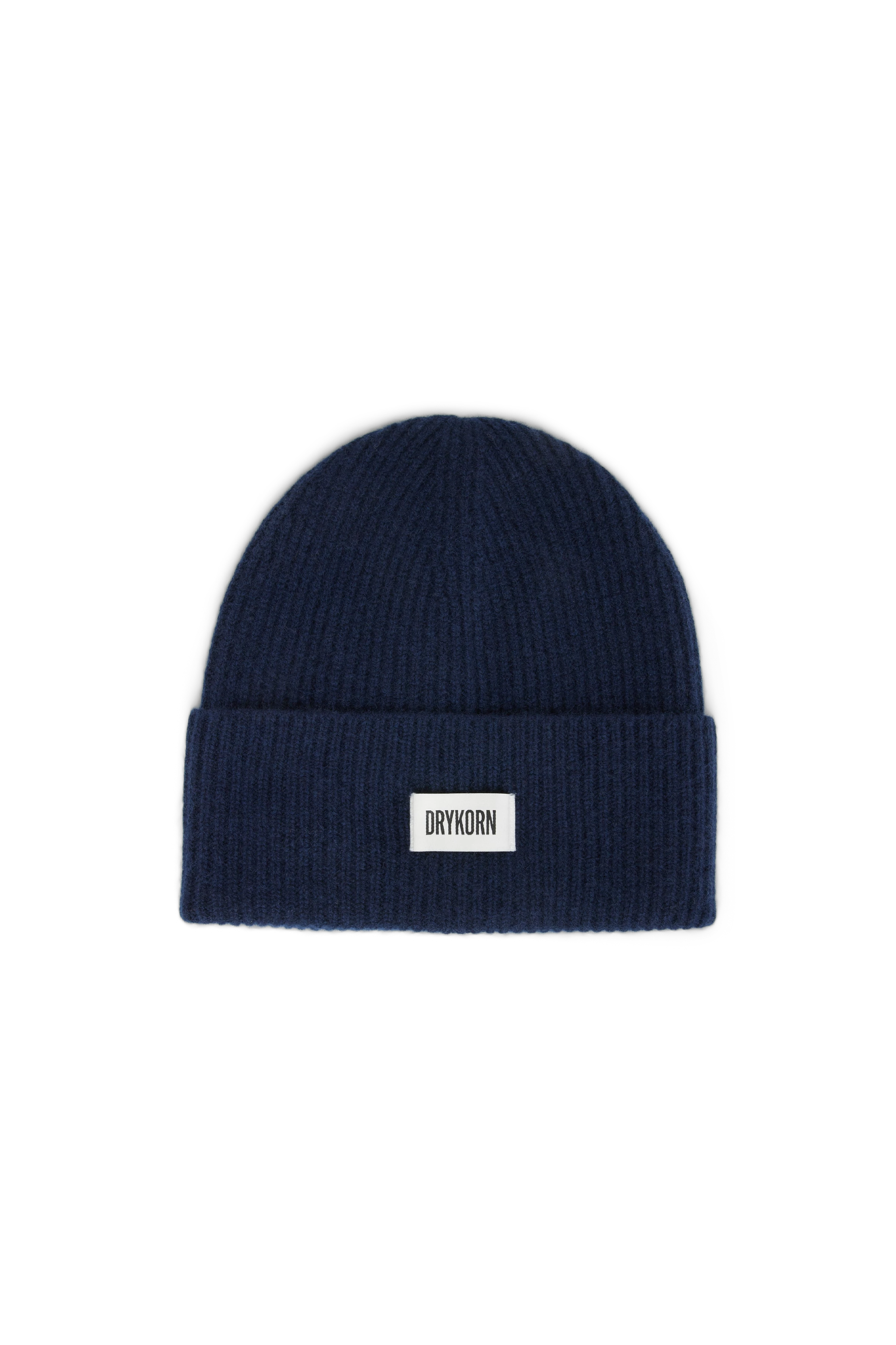 LOAH - Beanie in 100% Kaschmir - Unisex - blau - Freisteller Frontansicht