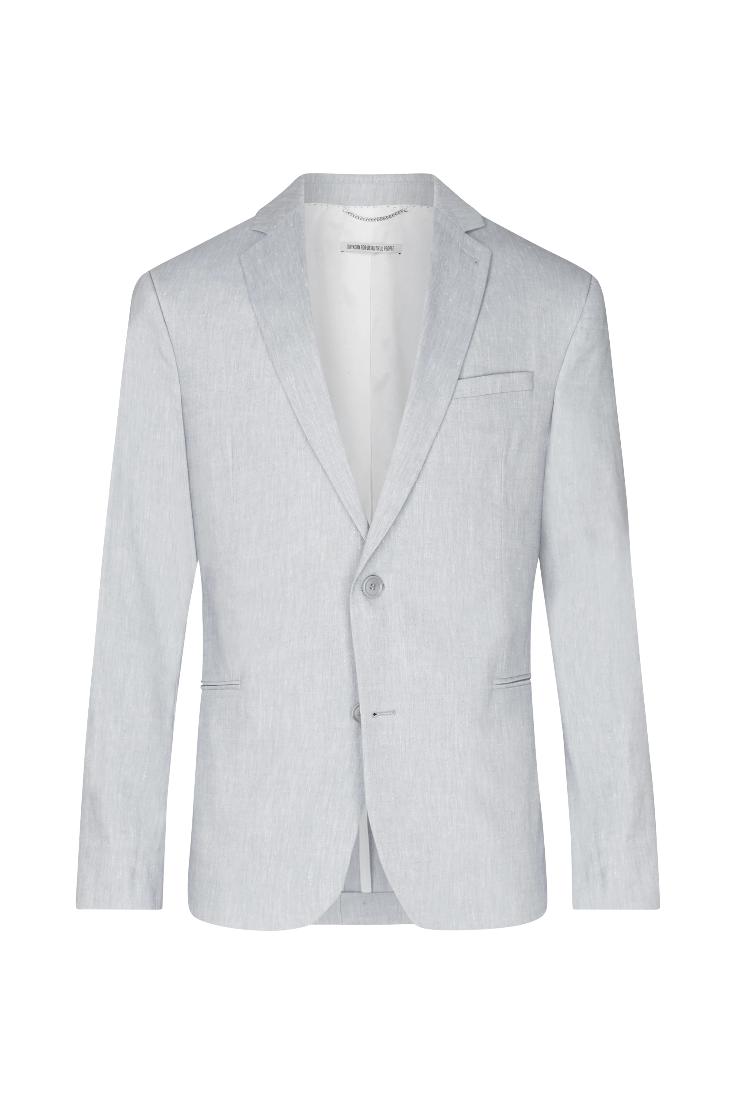 HORLEY - Slim Fit Sakko in Leinen-Mix - Herren - grau - Freisteller Frontansicht