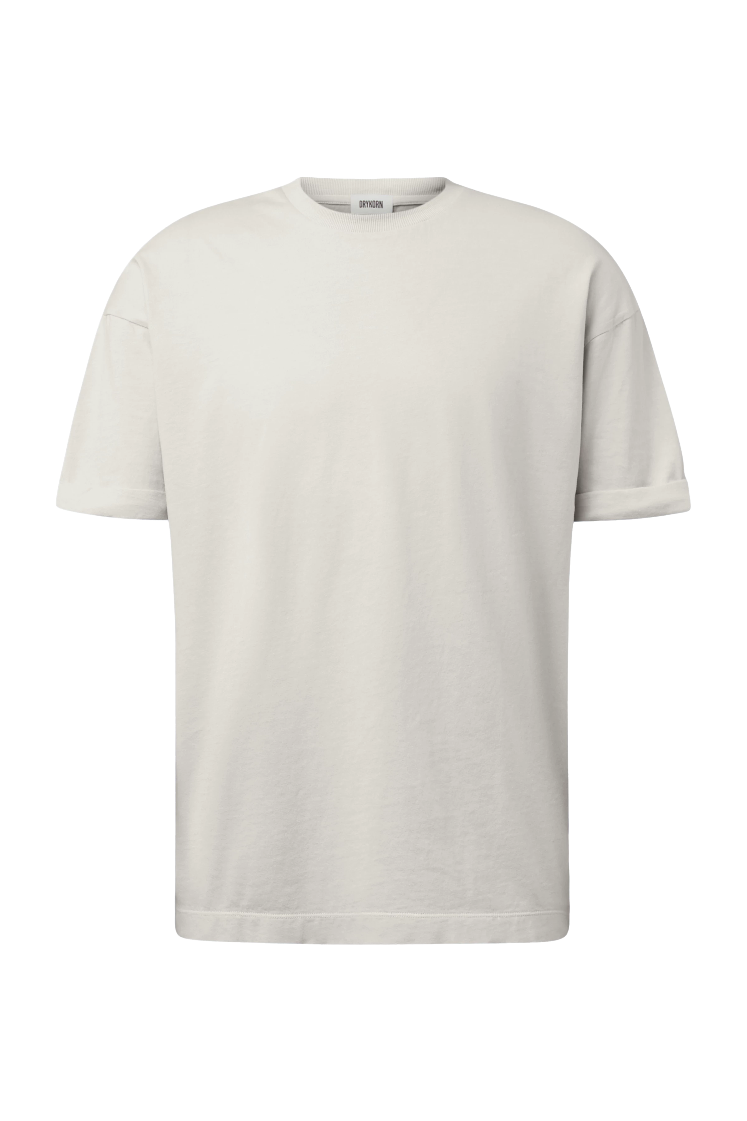 THILO - Relaxed fit T-shirt in soft cotton with washed look - men - off white - Freisteller Frontansicht
