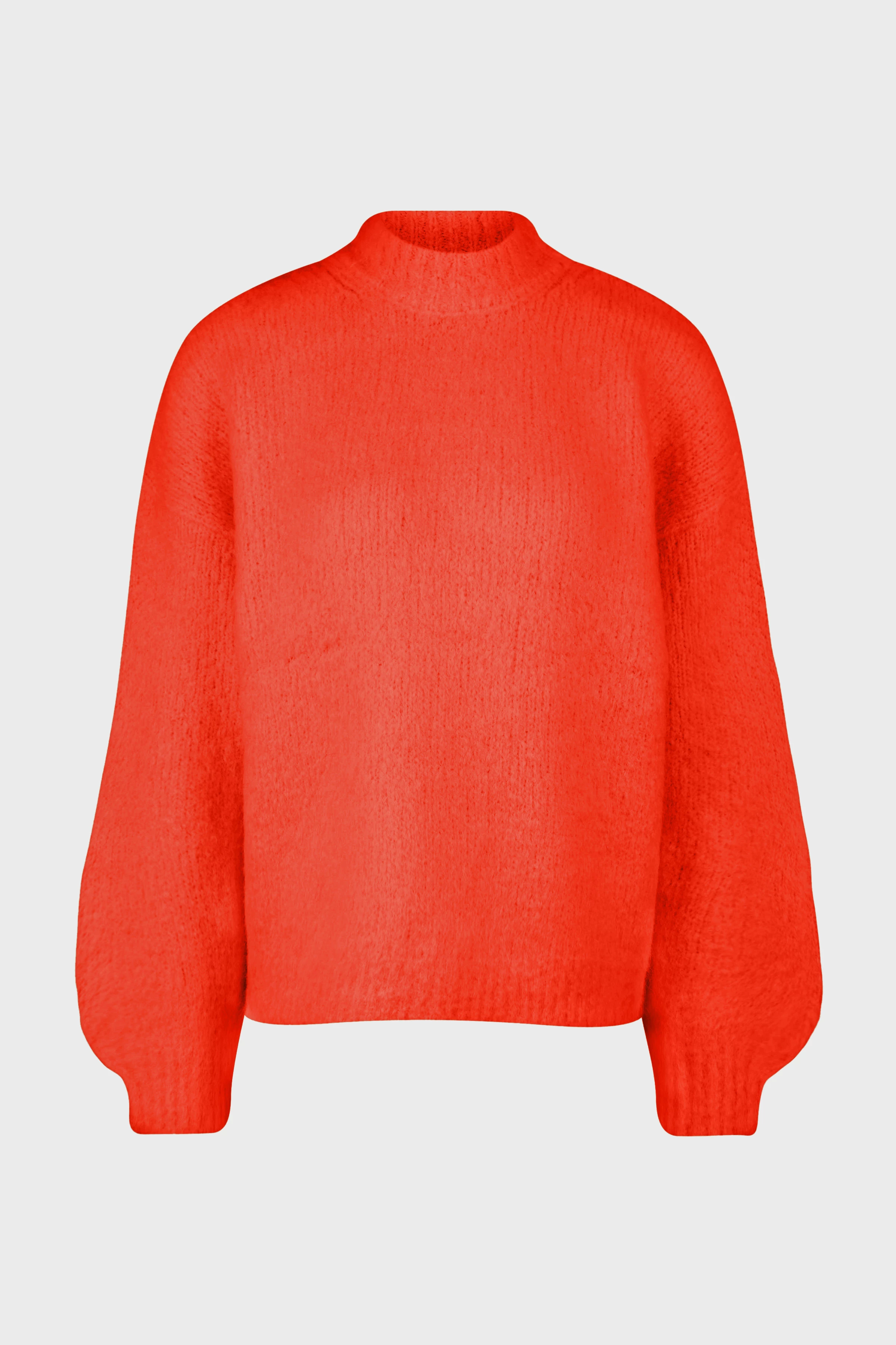 RAMEA - Sweater in alpaca blend - women - orange - Freisteller Frontansicht