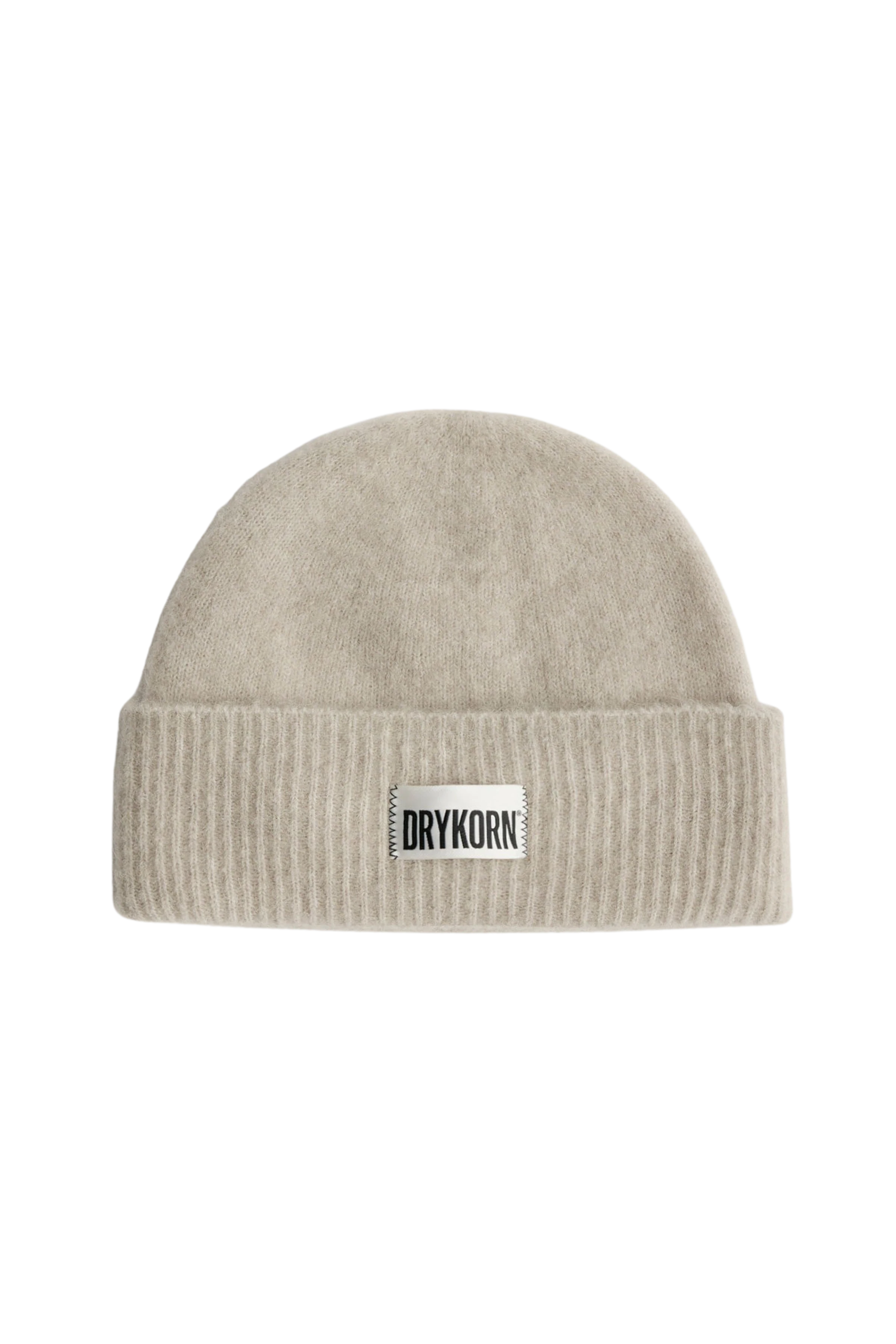 NEREA - Alpaca blend beanie - unisex - beige - Freisteller Frontansicht