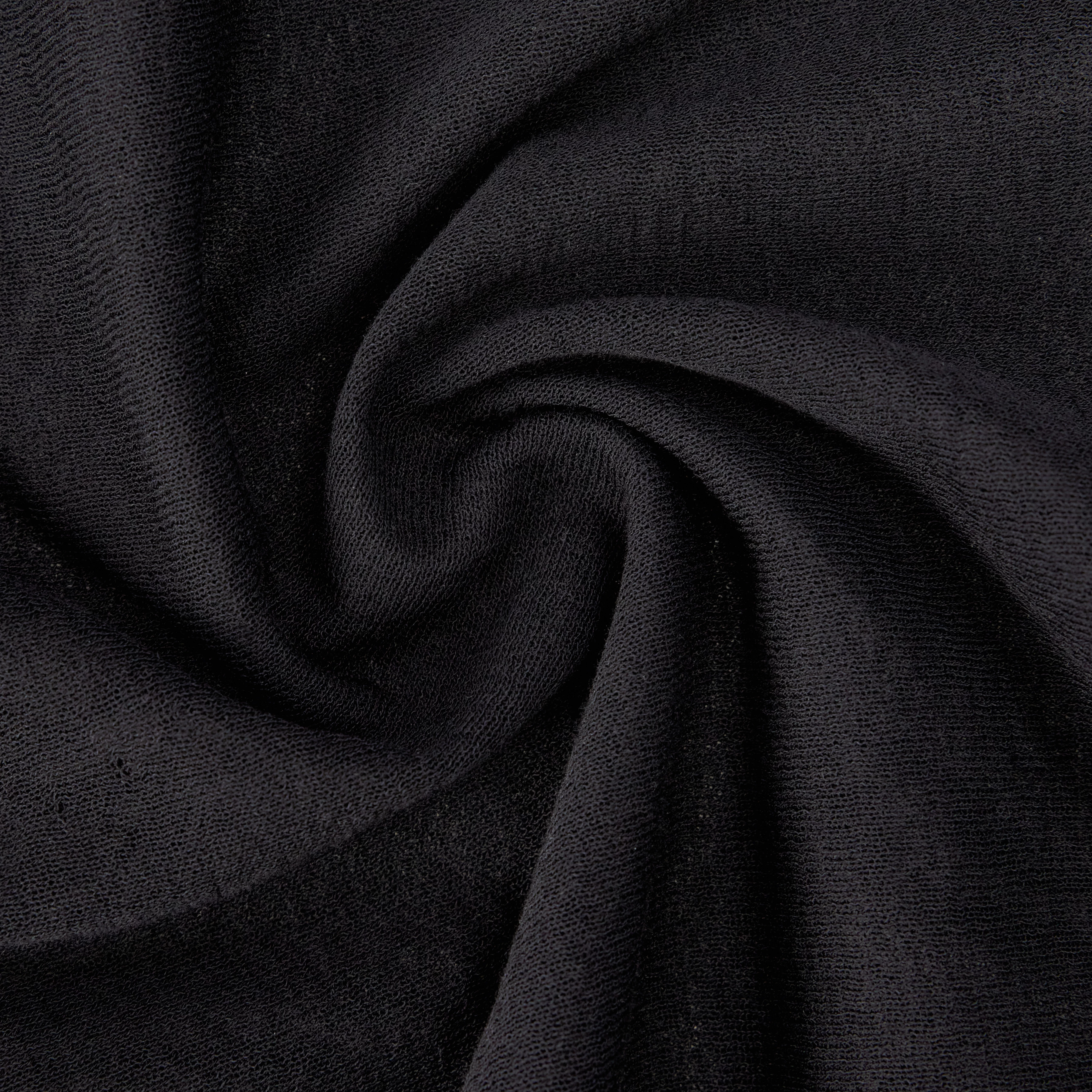 GERLOTTA - Oversized T-shirt with boat neckline - women - black - Materialbild (B2C)