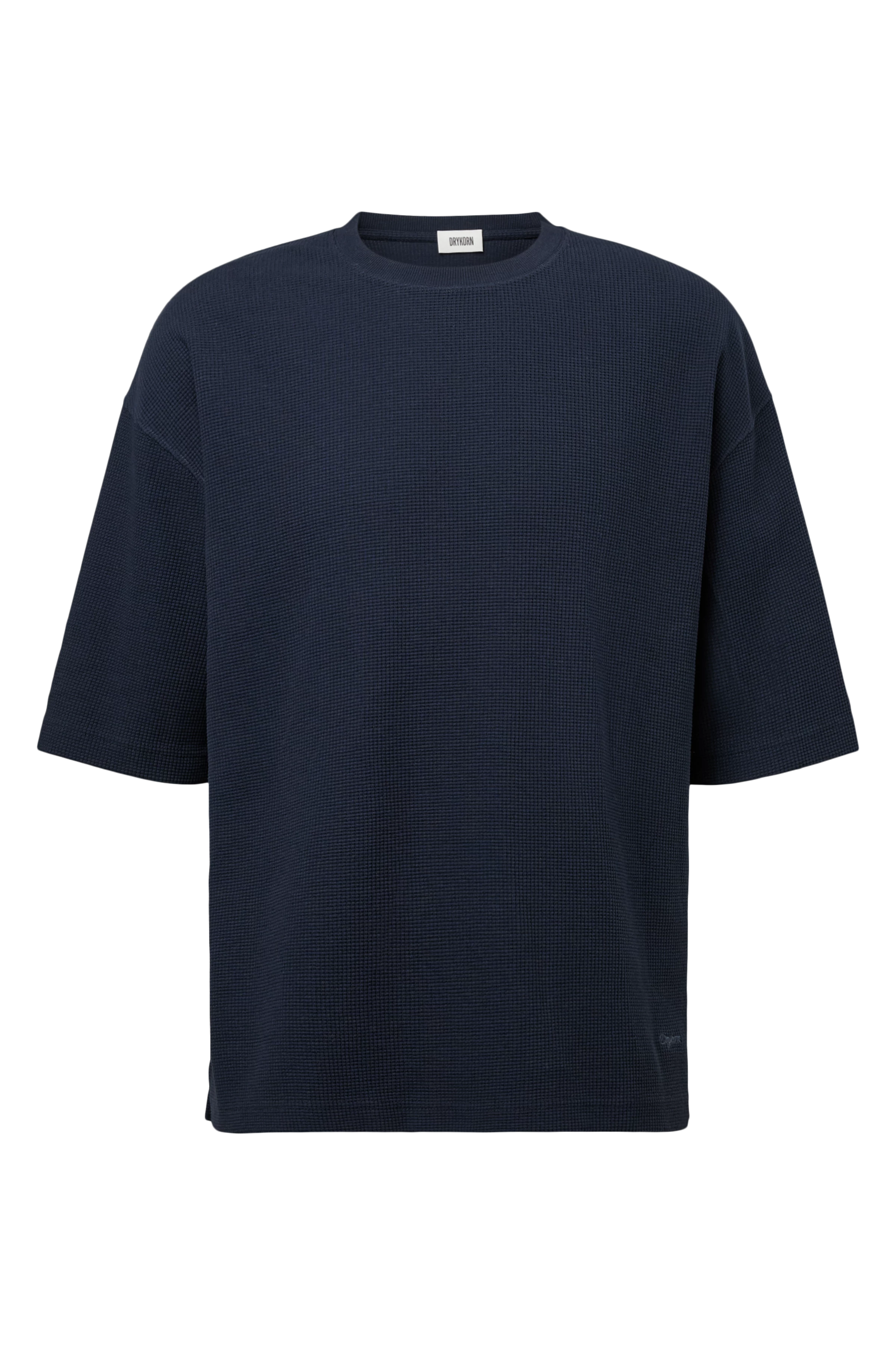 MATEGON_2 - Relaxed fit T-shirt in heavy jersey fabric - men - blue - Freisteller Frontansicht