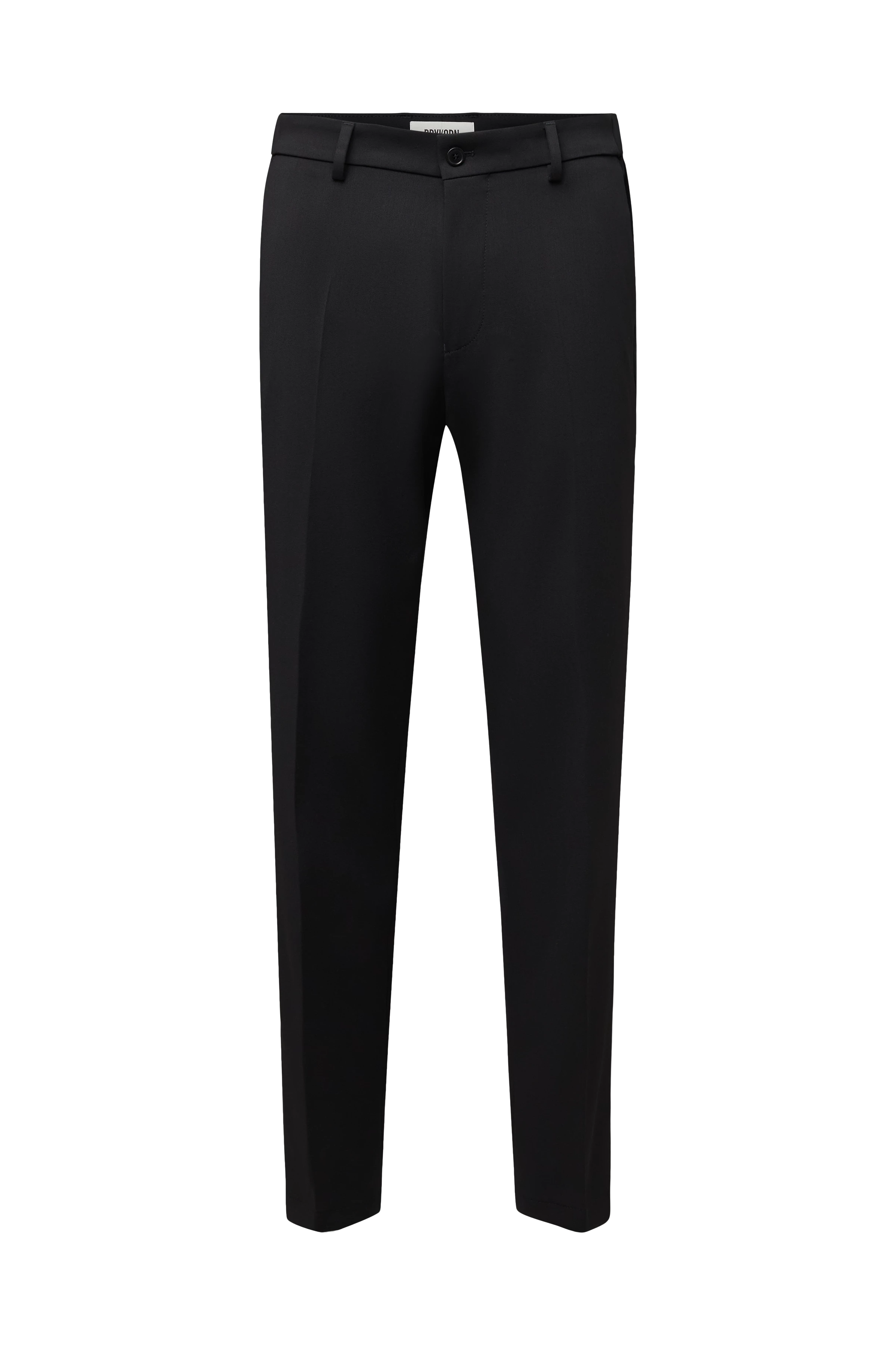 AJEND - Tailored trousers in viscose blend - men - black - Freisteller Frontansicht