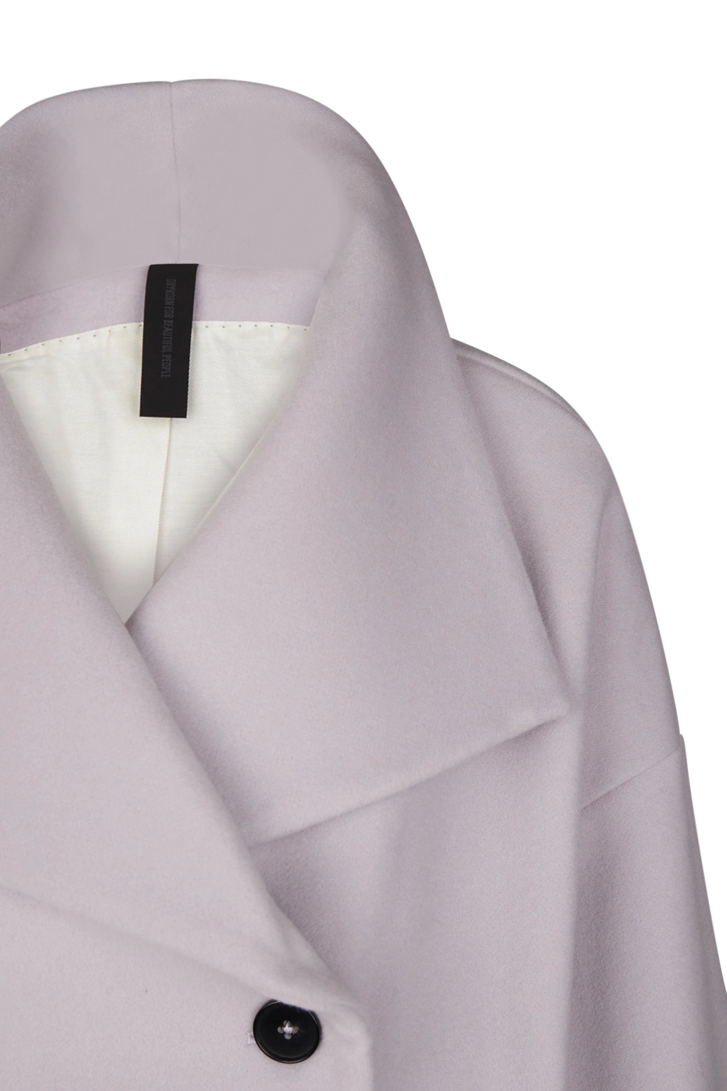 OSTERLY - Cabanjacke in Wollflausch - Damen - lila - Freisteller Detailansicht