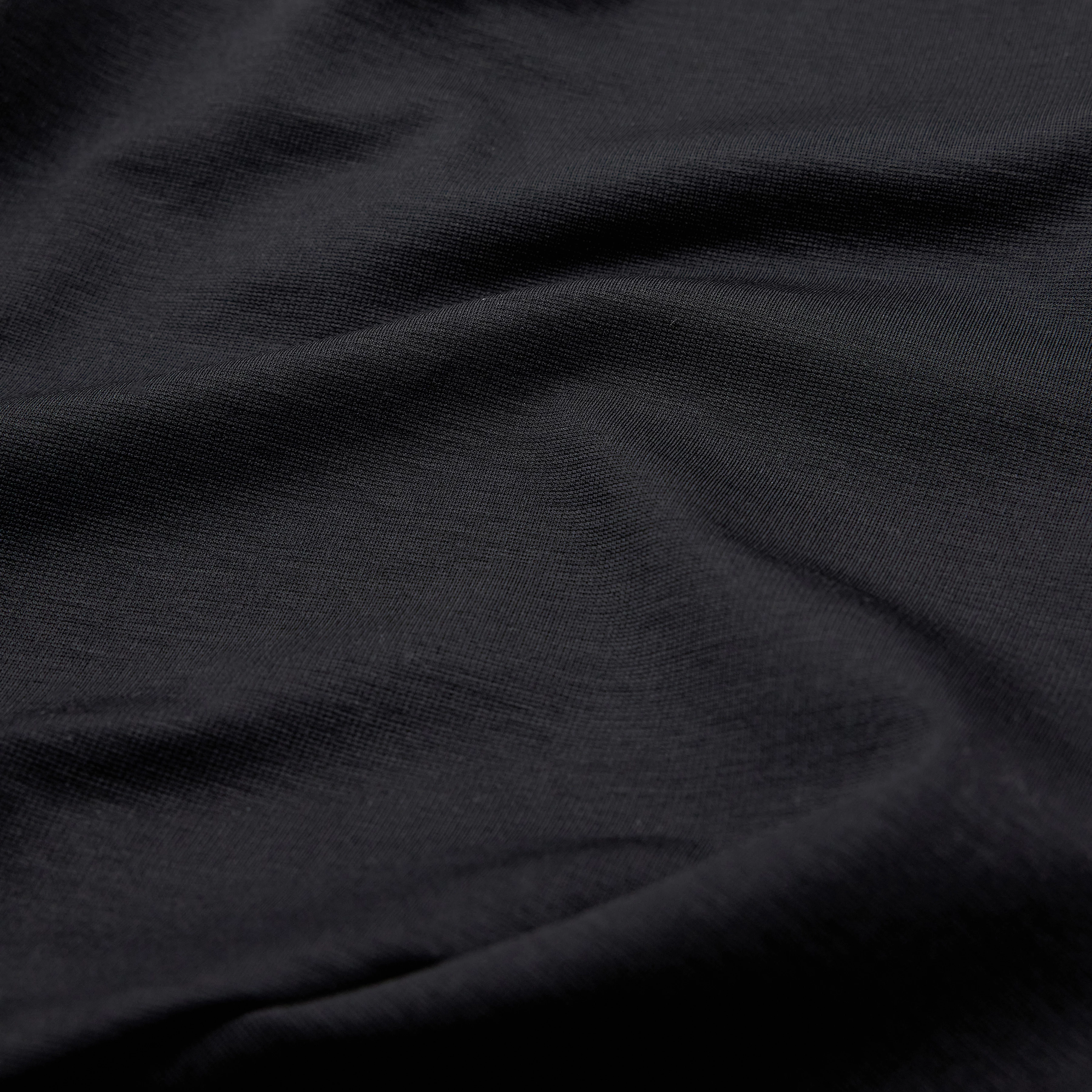 RAHEN - Midikleid mit Faltendetail in Lyocell-Mix - Damen - schwarz - Materialbild (B2C)