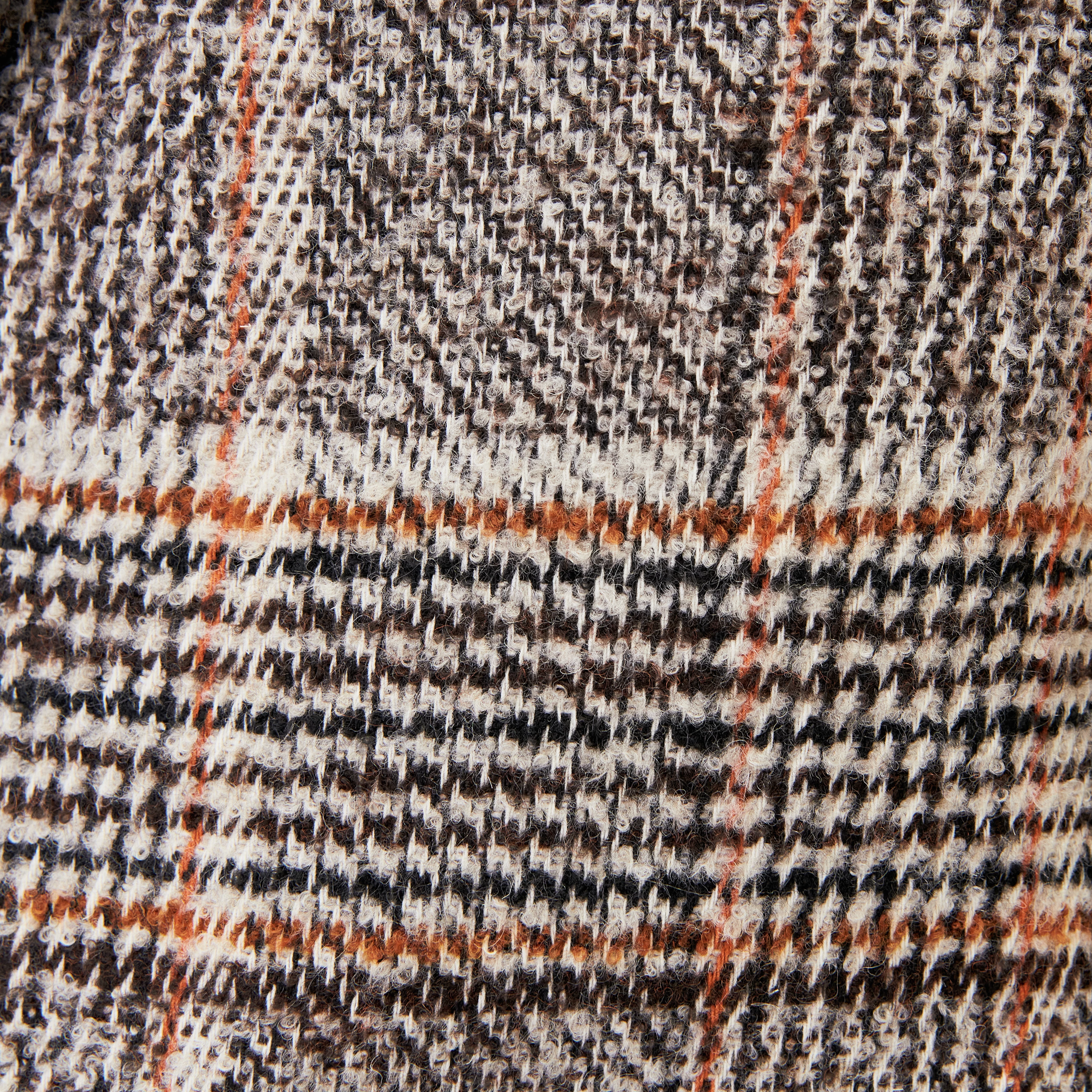 MADIM_2 - Oversized blazer in heavy fabric - men - brown - Materialbild (B2C)