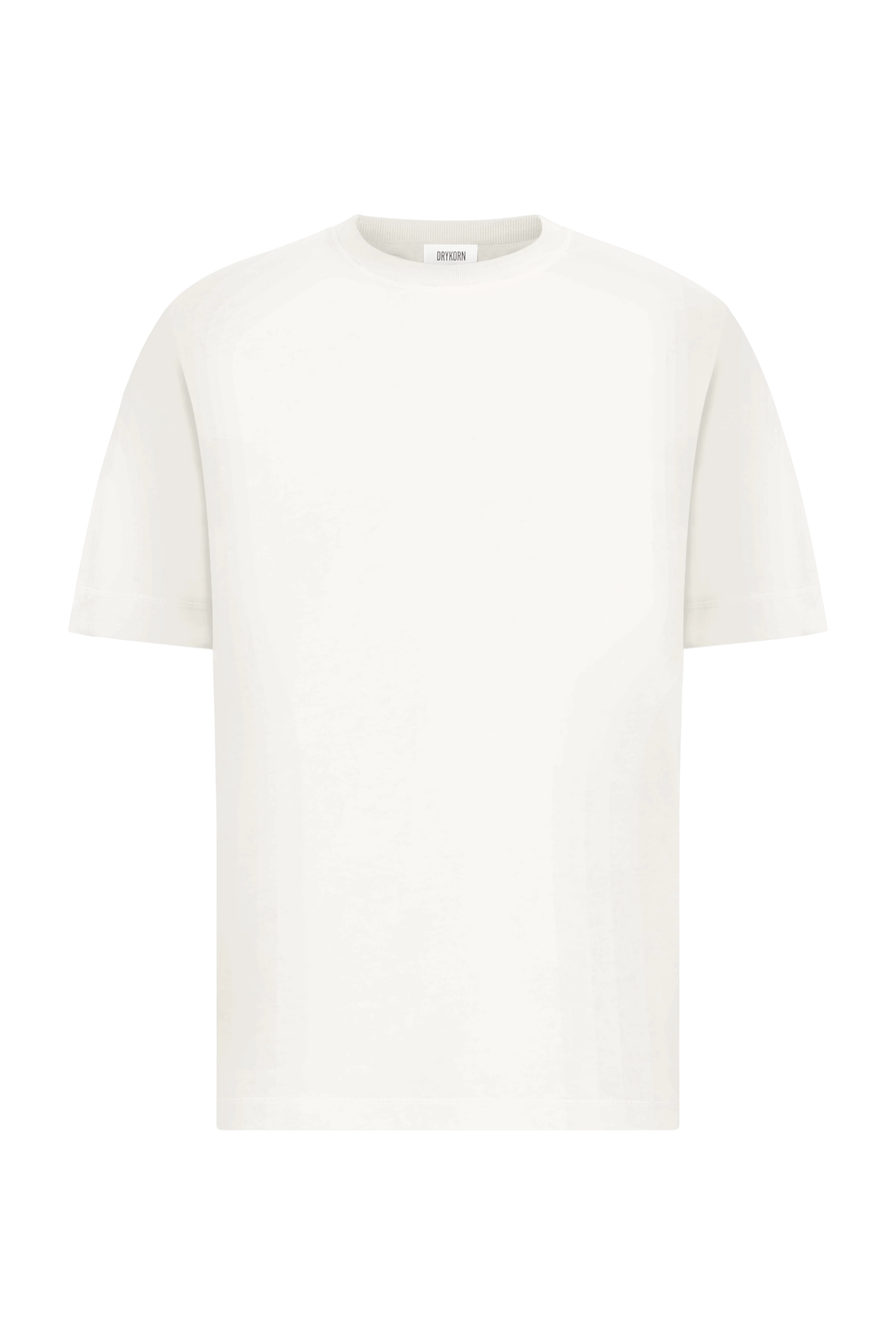 RAPHAEL - T-Shirt in gewaschener Optik - Herren - off white - Freisteller Frontansicht