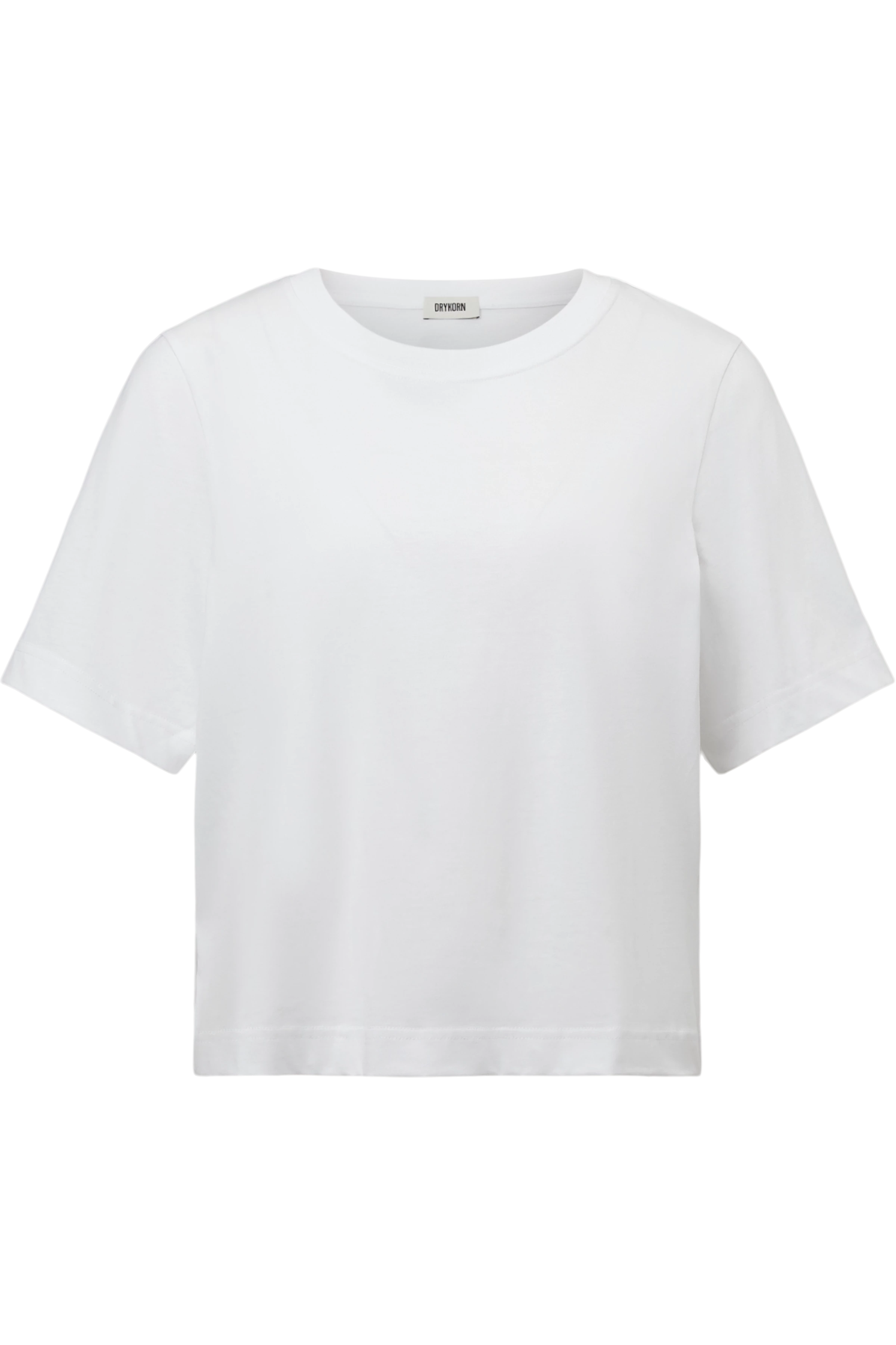 QIRA - Regular fit T-shirt in pure cotton - women - white - Freisteller Frontansicht