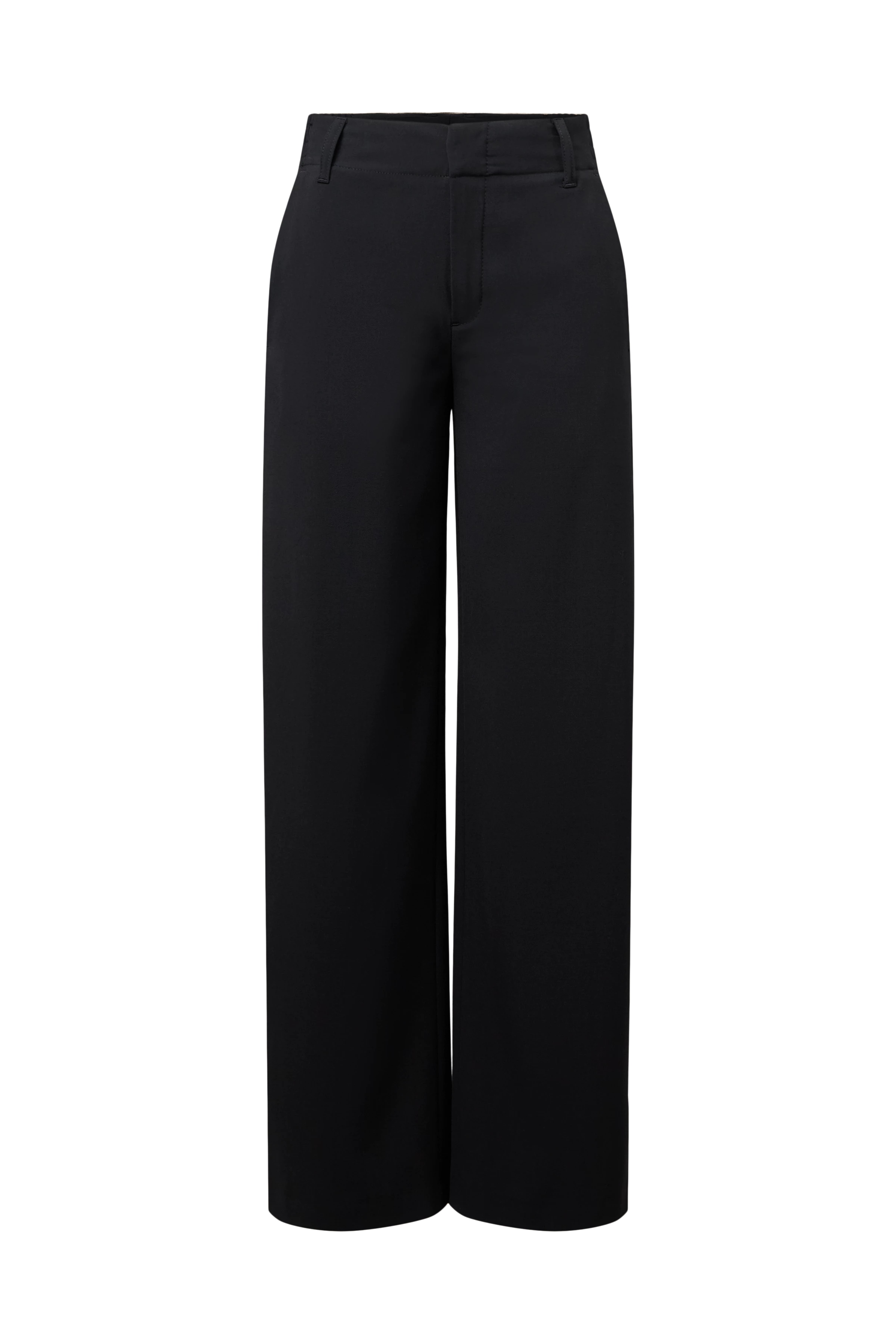 DUTIFUL - Pantalon ample en sergé - women - noir - Freisteller Frontansicht
