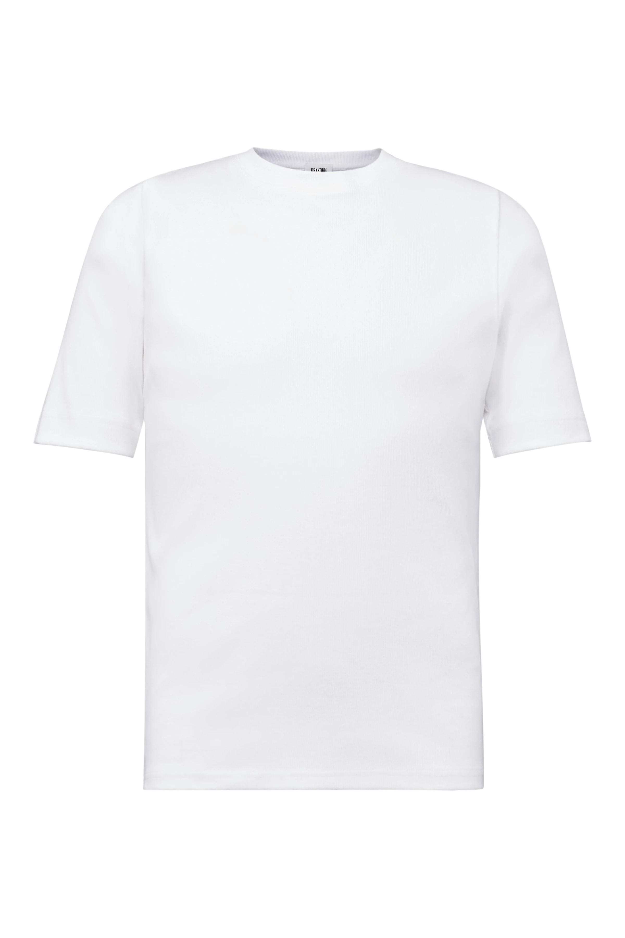 ENIL - Men's slim-fit cotton jersey T-shirt. - men - white - Freisteller Frontansicht