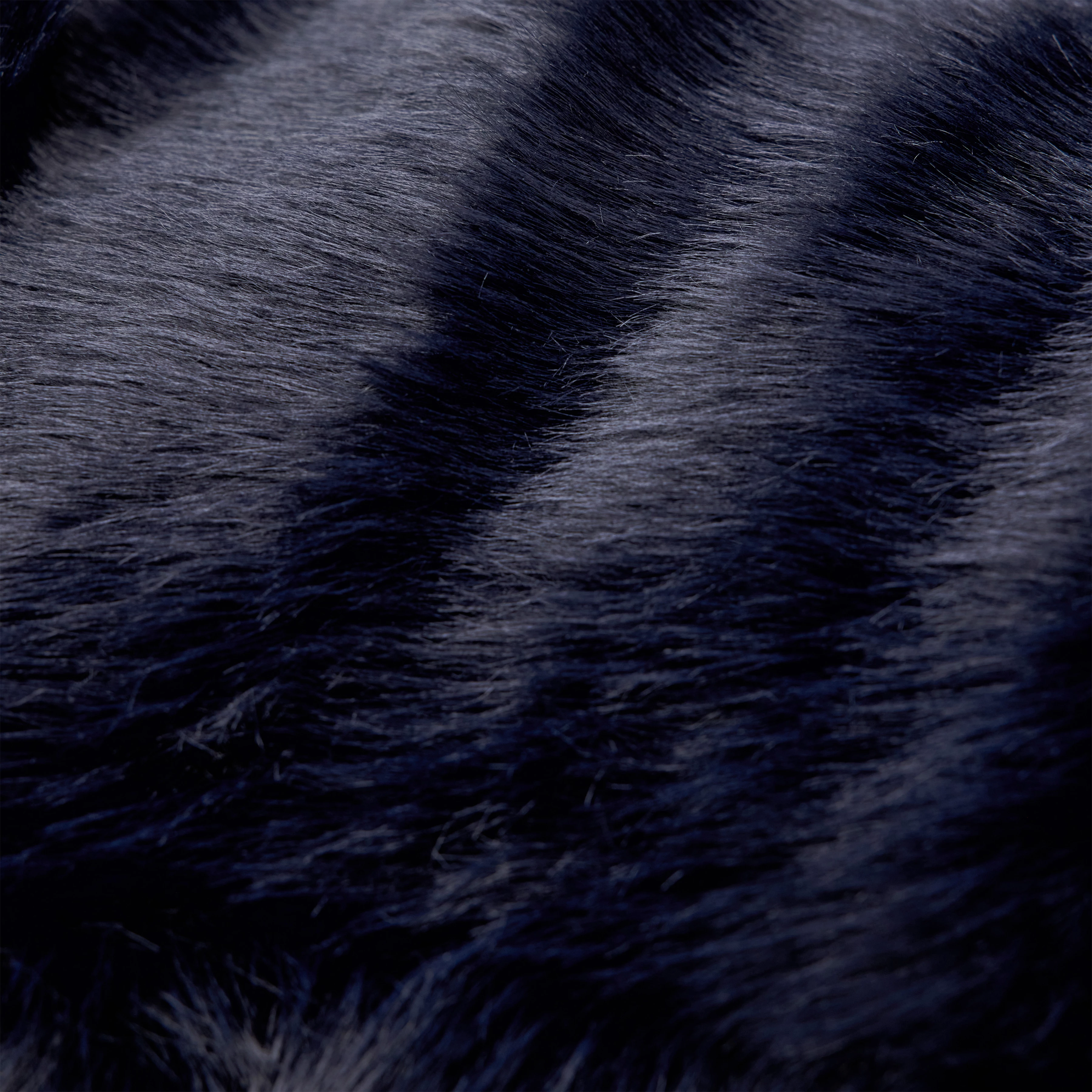 KILCHURN - Voluminöse Felljacke in Kunstfell - Damen - blau - Materialbild (B2C)