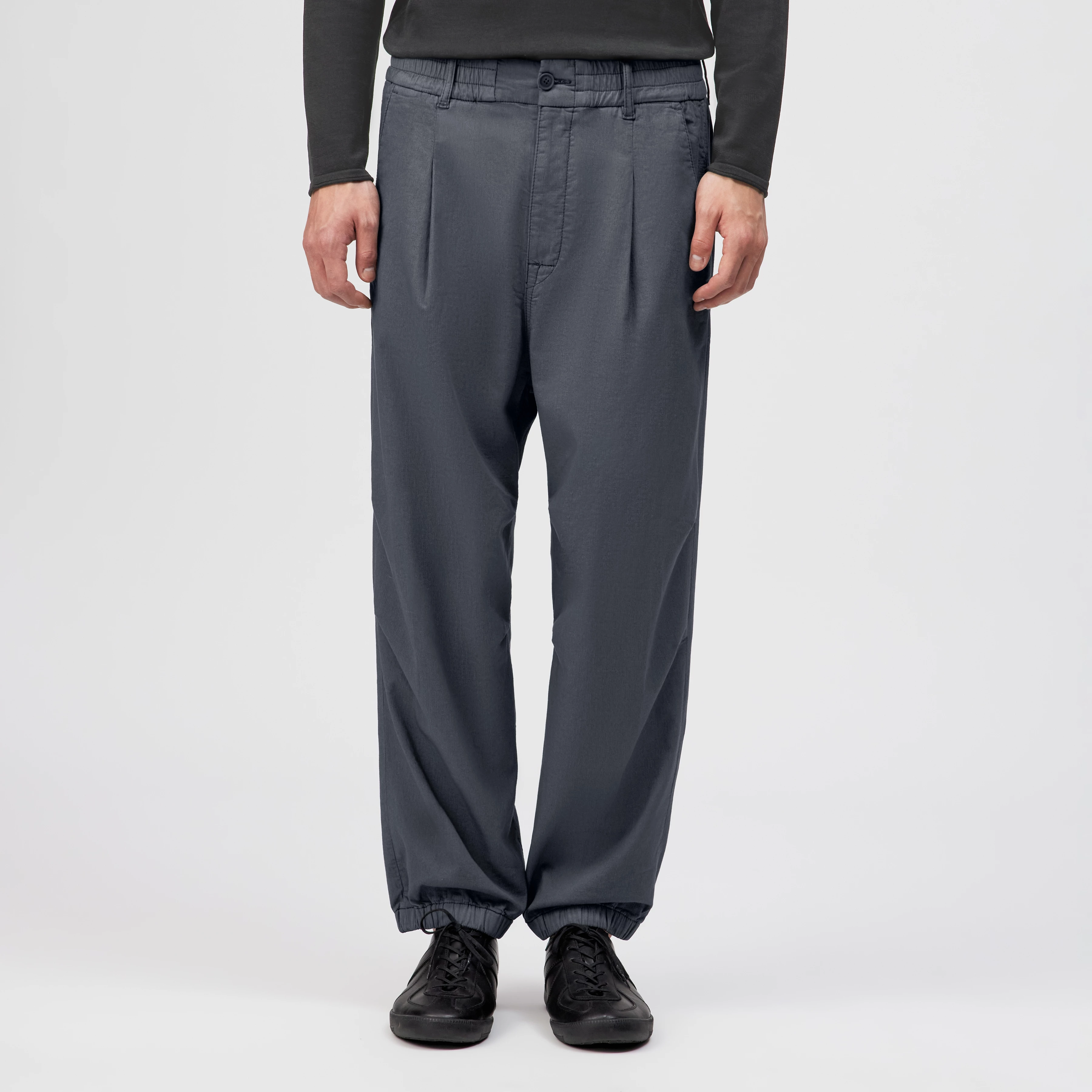 LIROG_C - Pantalon utilitaire en mélange de coton - men - gris - Frontansicht