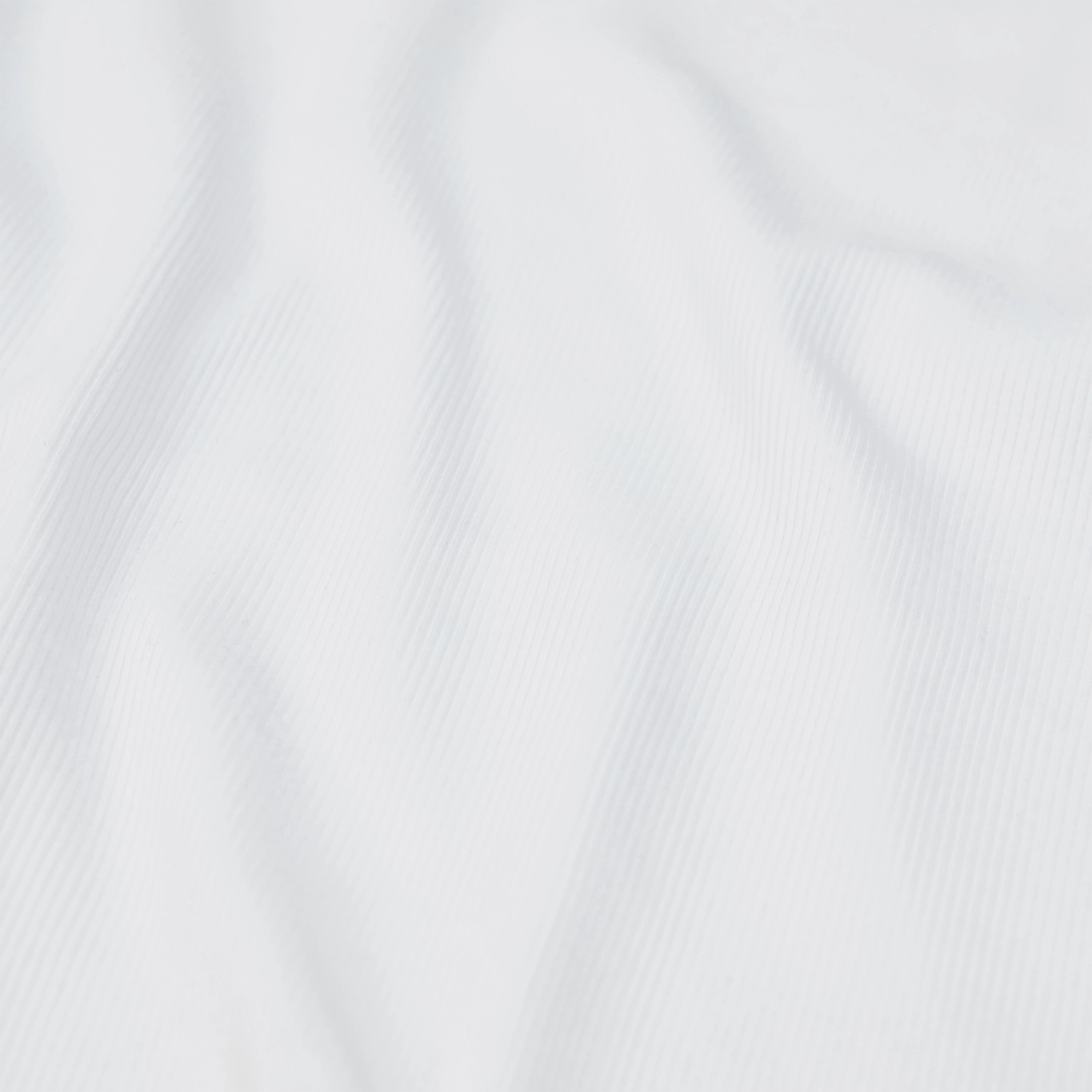 OLINA - Tanktop mit Rundhals in Baumwoll-Rippe - Damen - weiß - Materialbild (B2C)