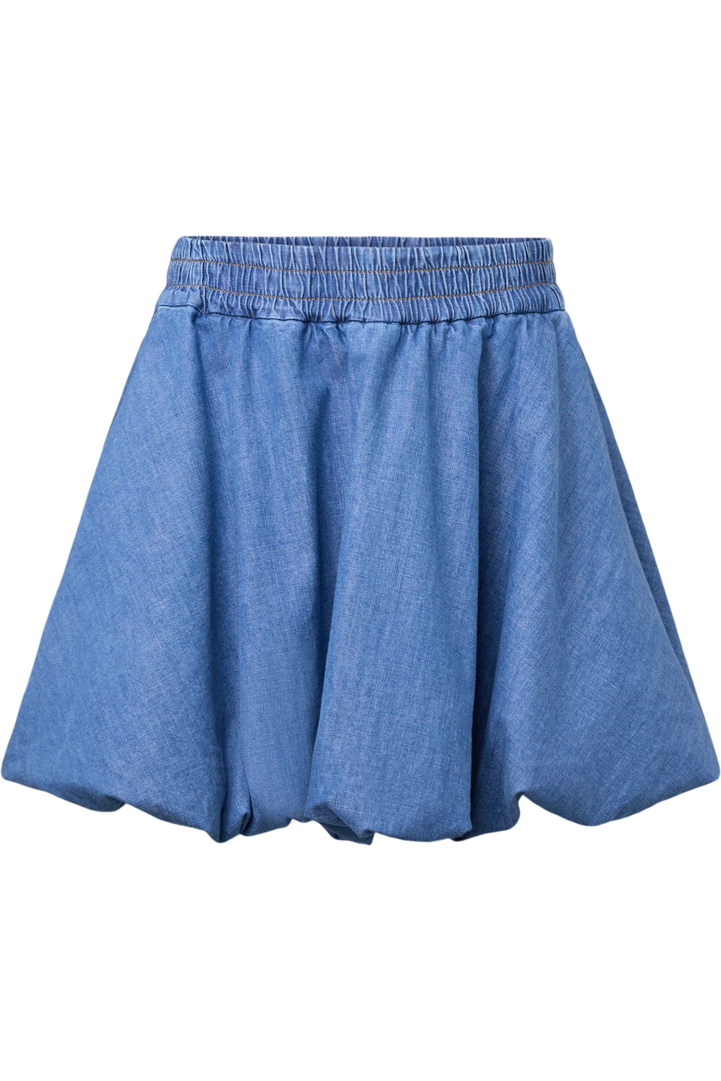 SEGHA - Balloon skirt in light denim look - women - blue - Freisteller Frontansicht