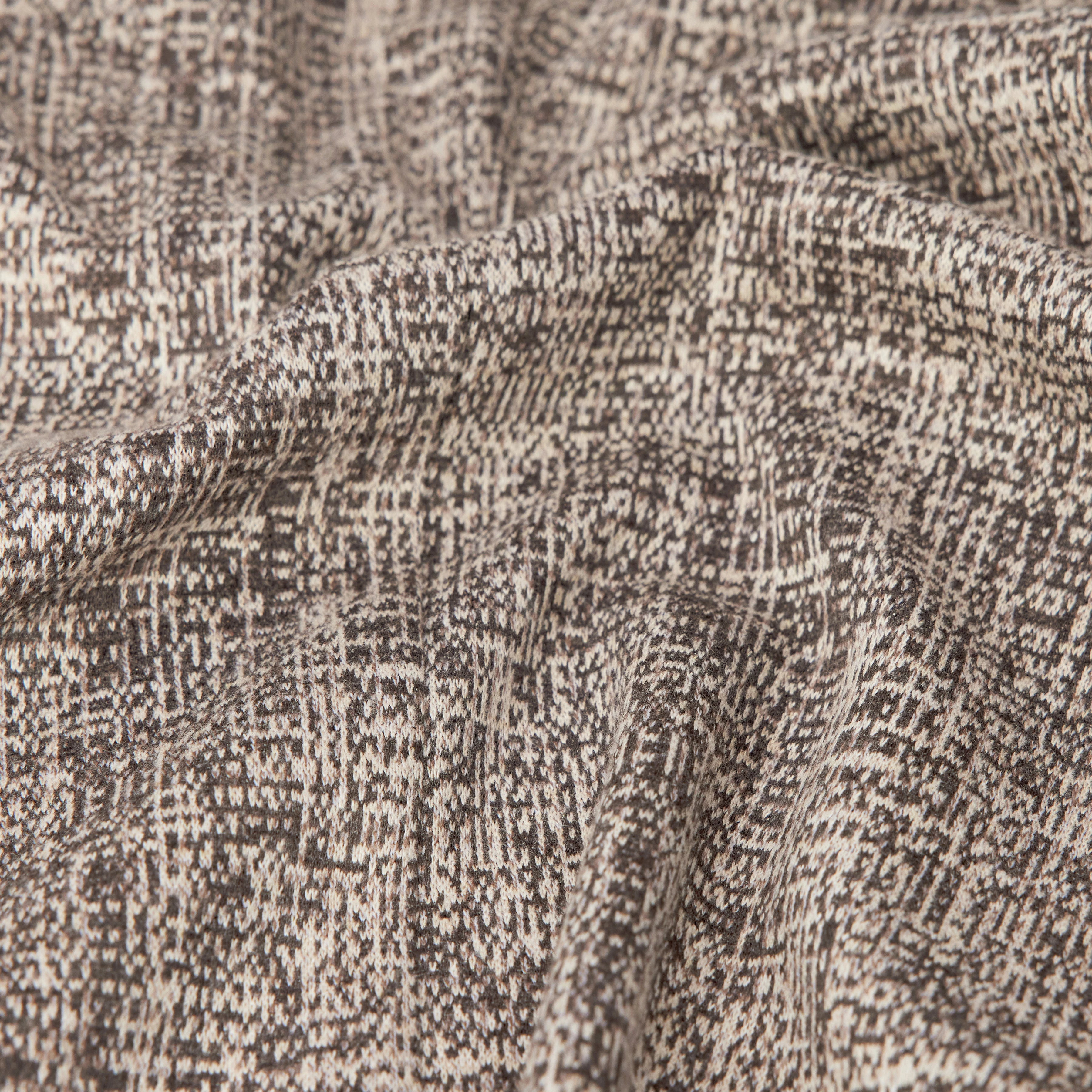 YAMES - Single-breasted jacket in viscose blend - men - brown - Materialbild (B2C)