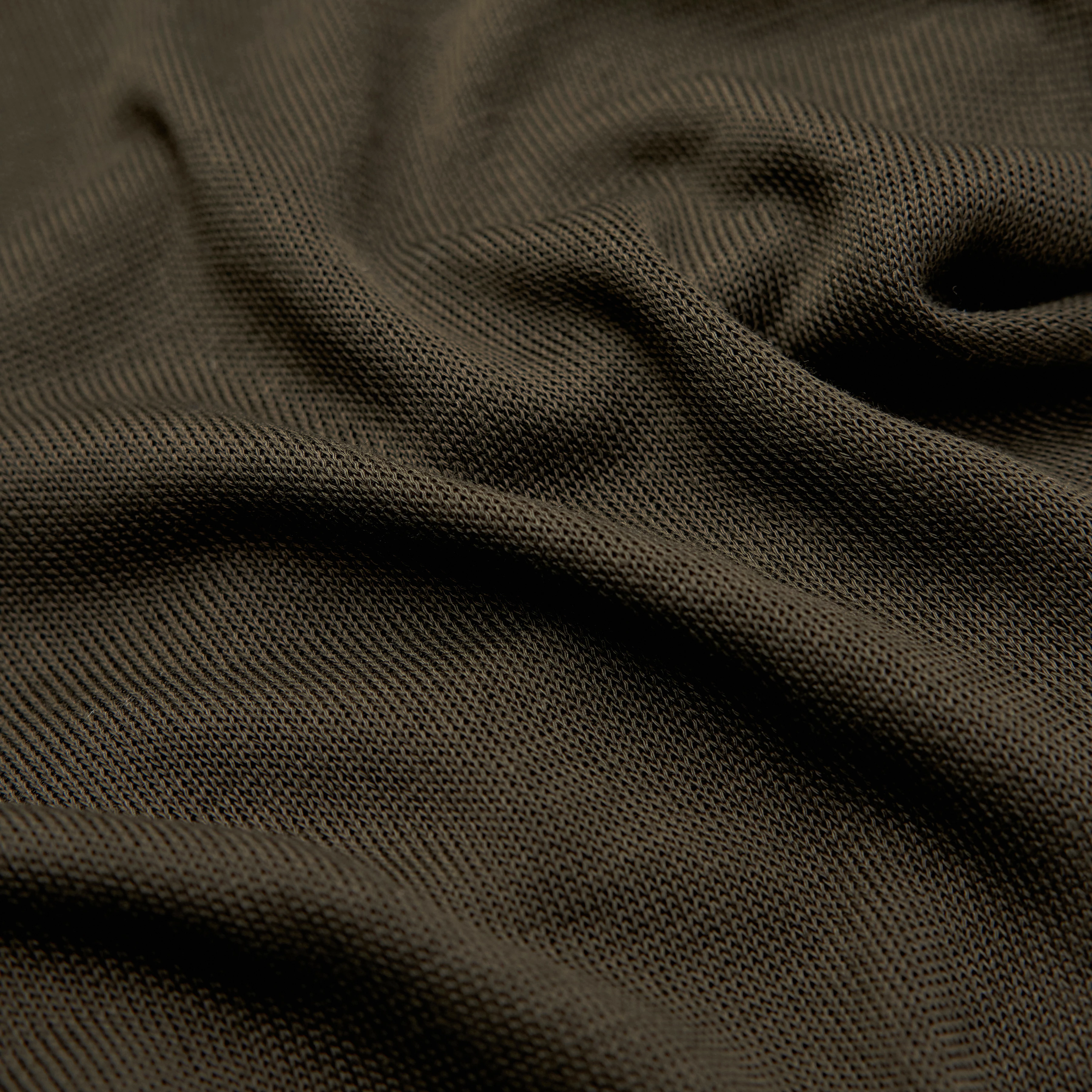 KUSIA - Verkürztes T-Shirt in transparentem Lyocell - Damen - grün - Materialbild (B2C)