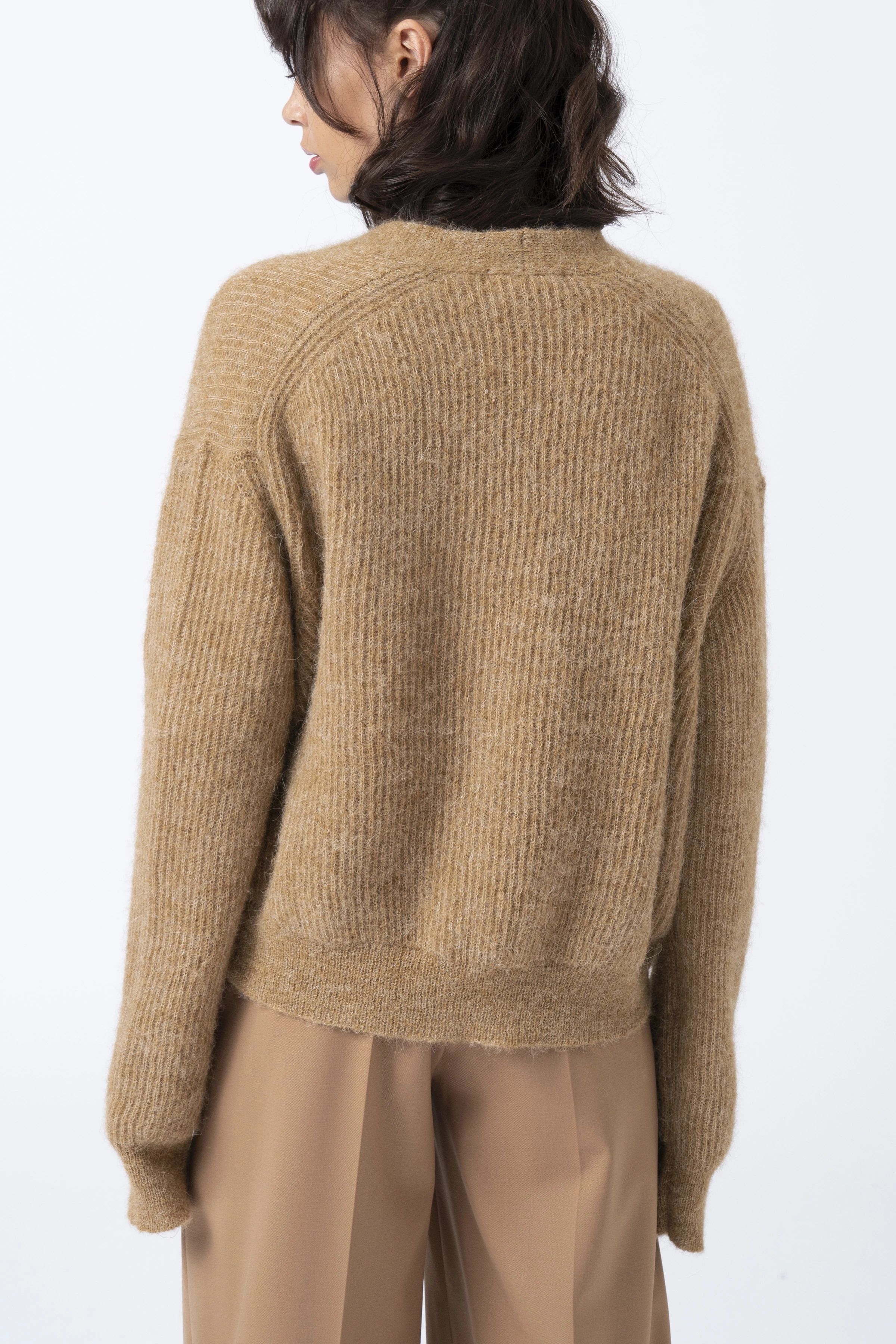 SONTJE - Cardigan - women - beige - Rückansicht