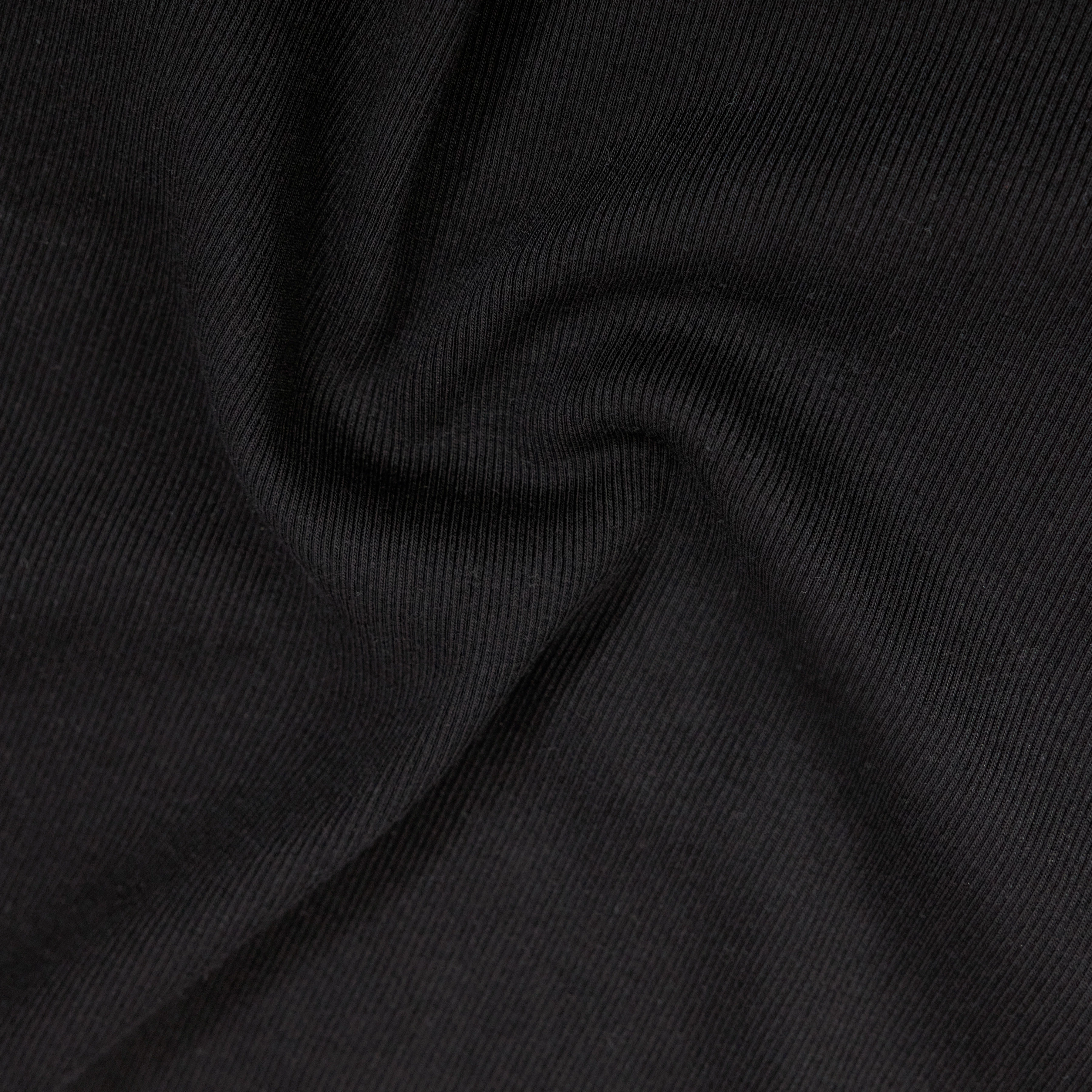 NATHAN - Débardeur côtelé ajusté en coton - men - noir - Materialbild (B2C)