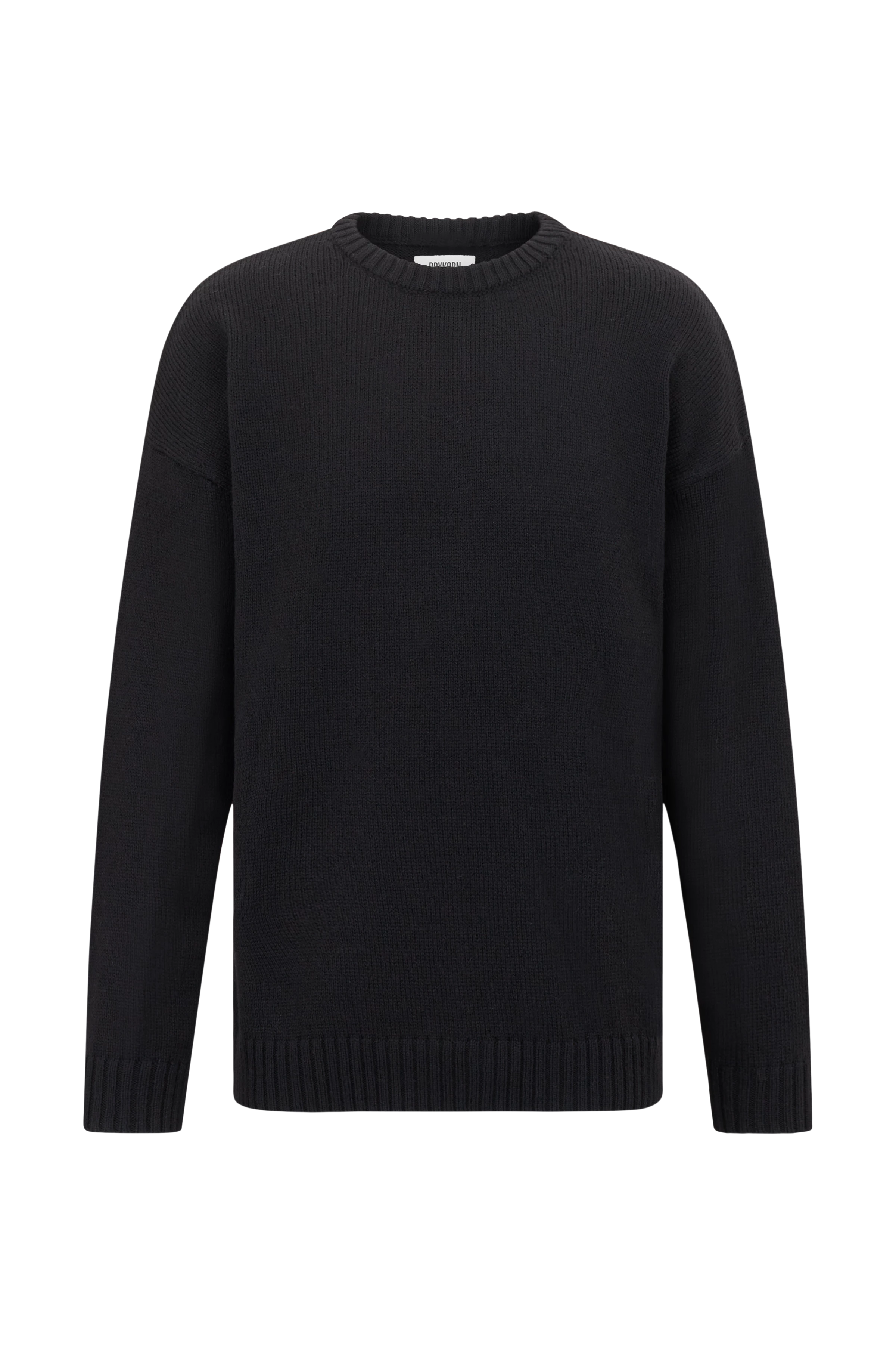 Men knit sweater MALIO in black from DRYKORN Men knit sweater MALIO in black from DRYKORN