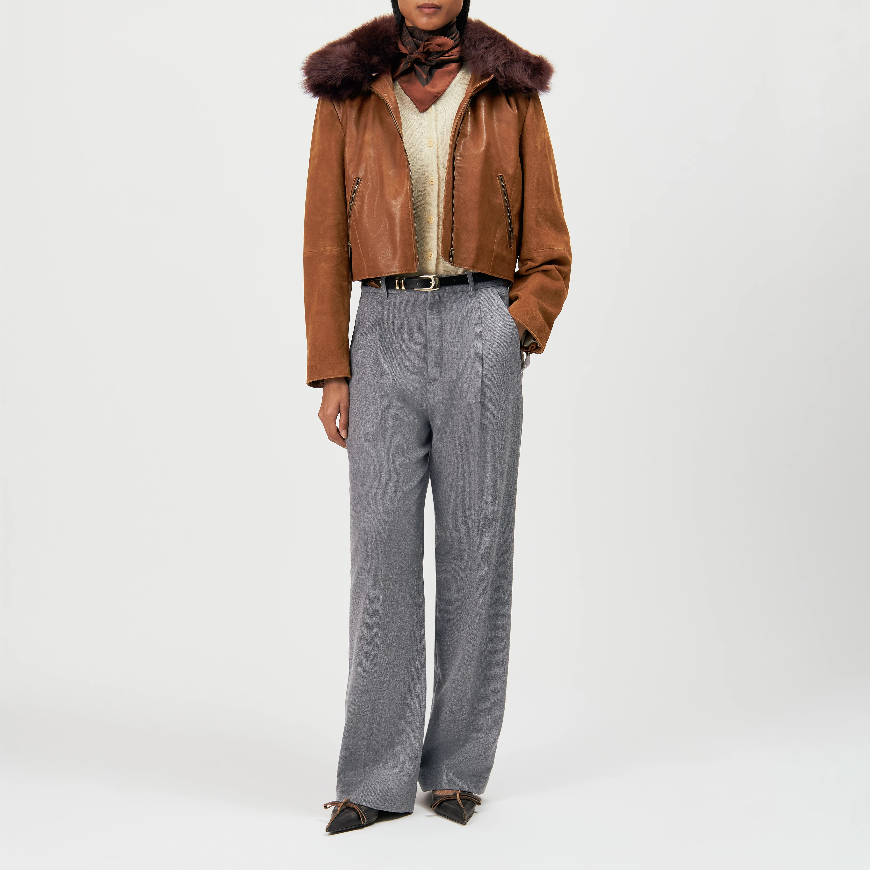 BAYTON_2 - null - women - brown - Ganzkörper-Frontansicht