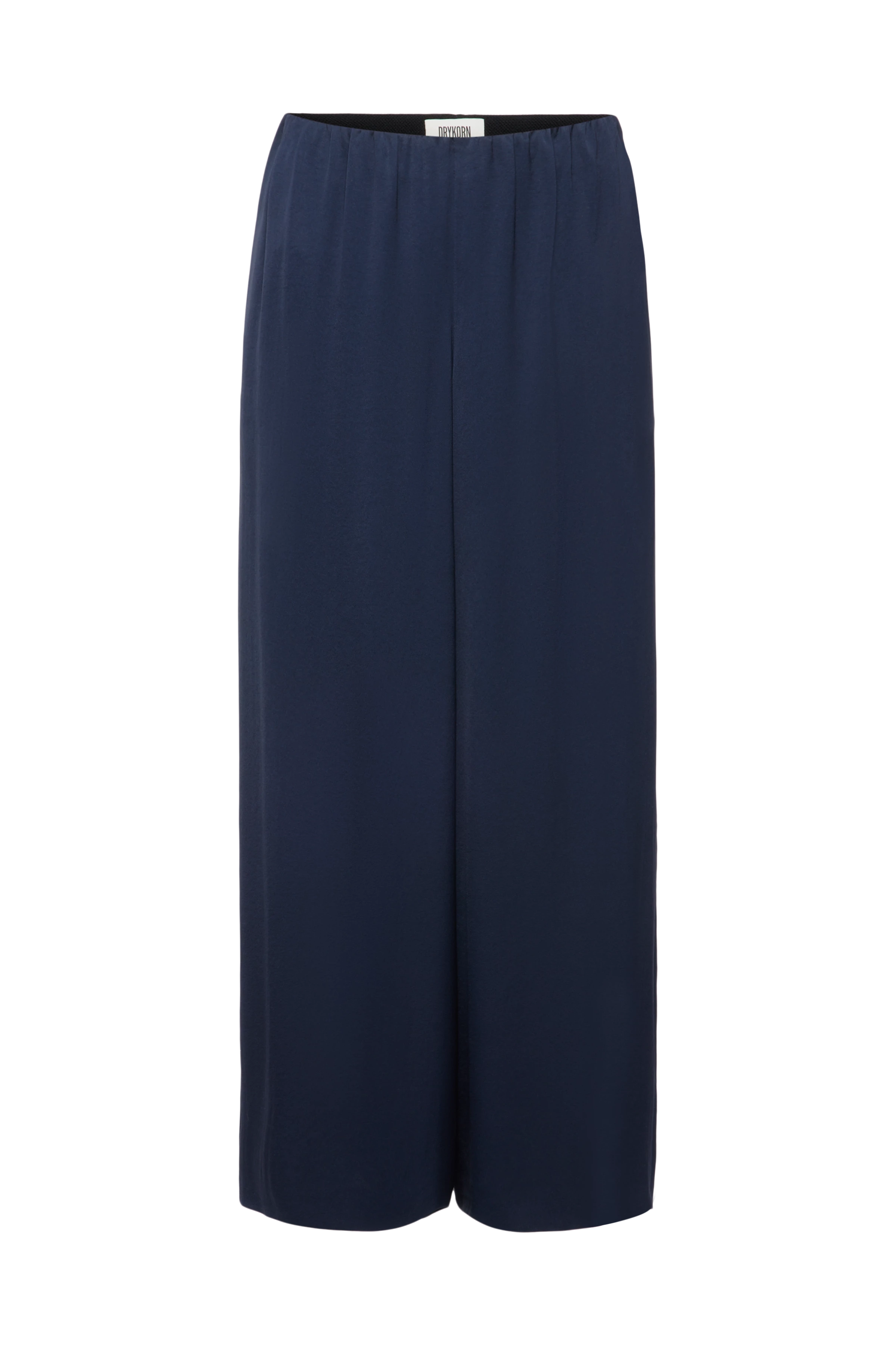 TWEEZER - Weite Hose in Satin - Damen - blau - Freisteller Frontansicht