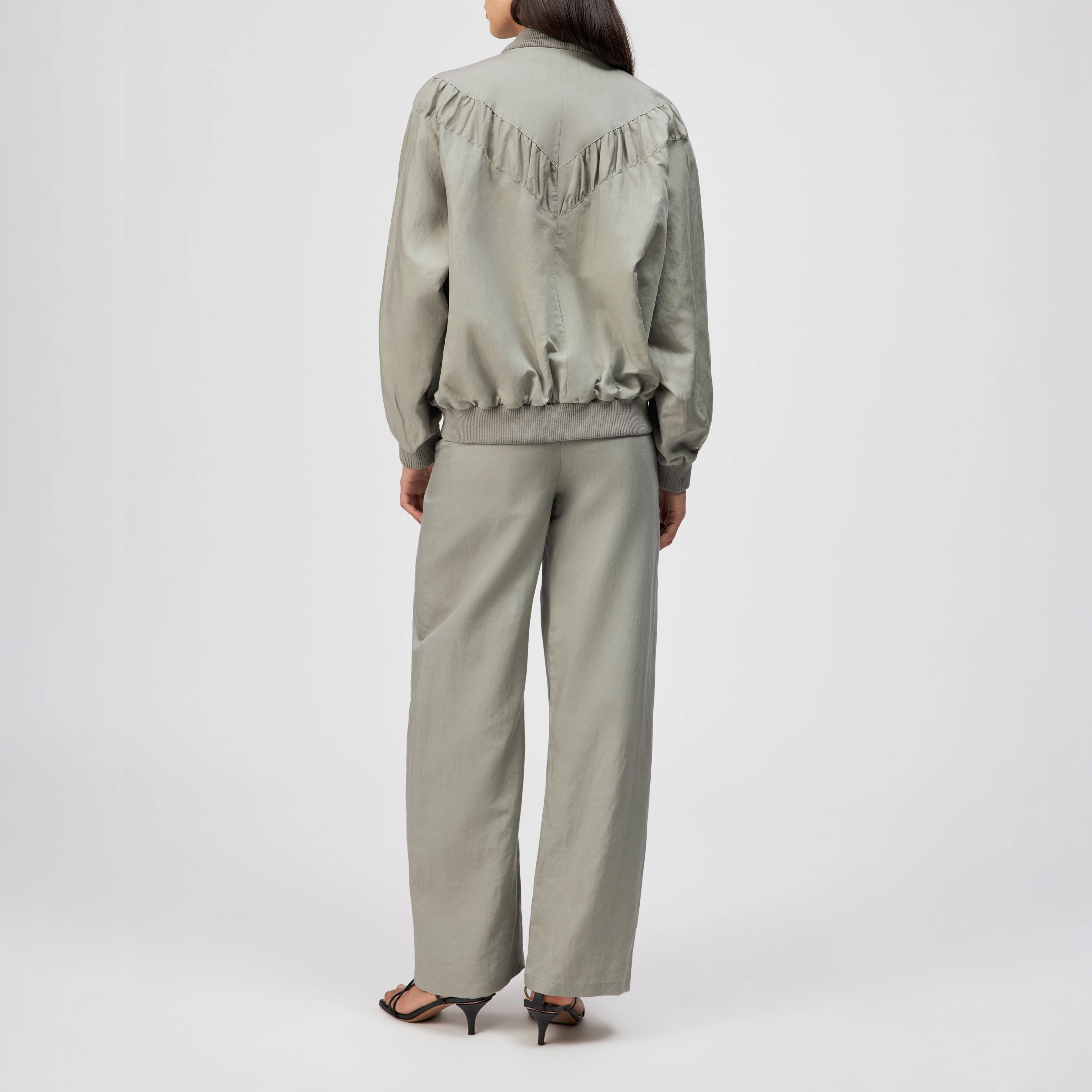 GRENTON - Veste en mélange de chanvre et lyocell - women - vert - Rückansicht