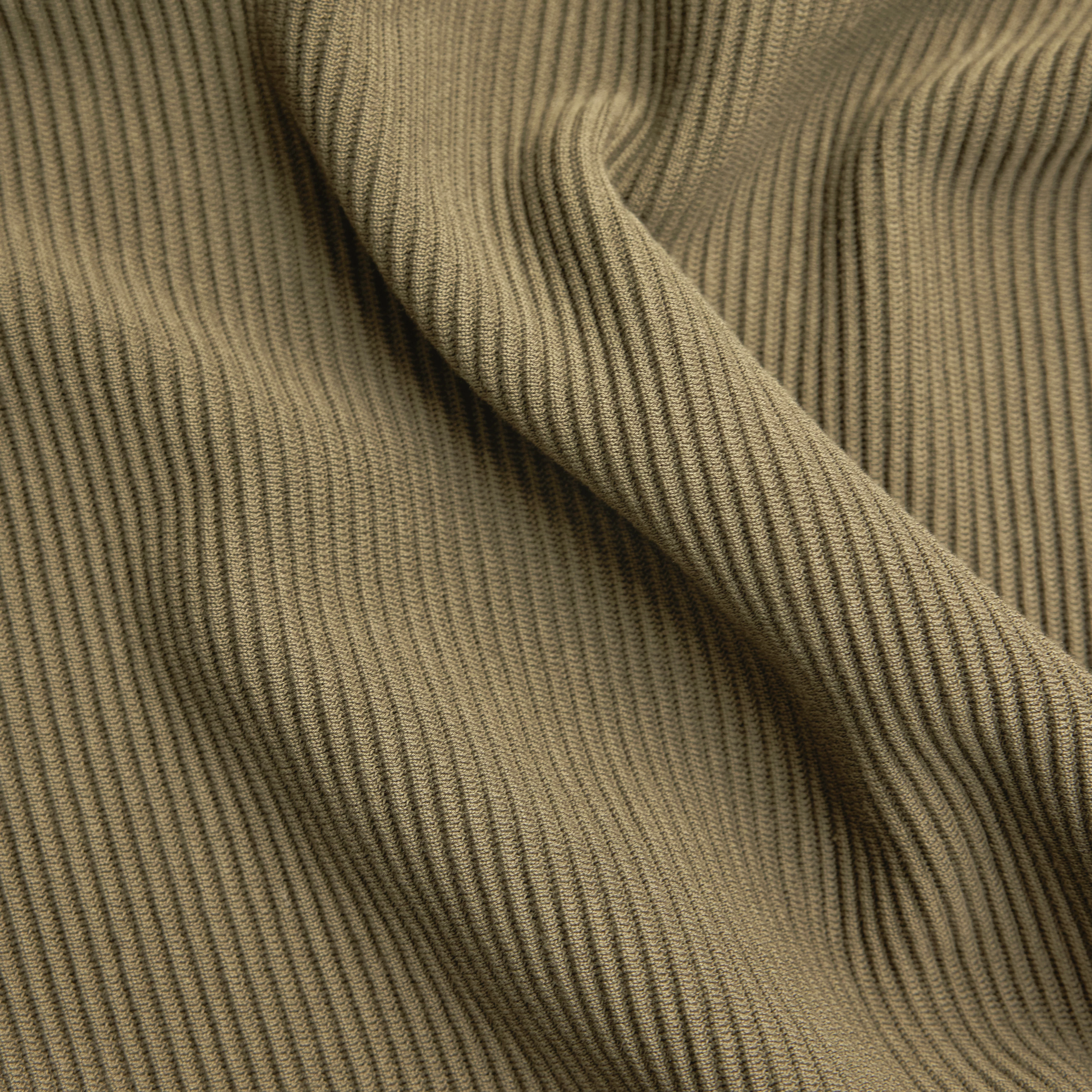 LUDAMI - Bleistiftrock in Baumwollstruktur - Damen - grün - Materialbild (B2C)