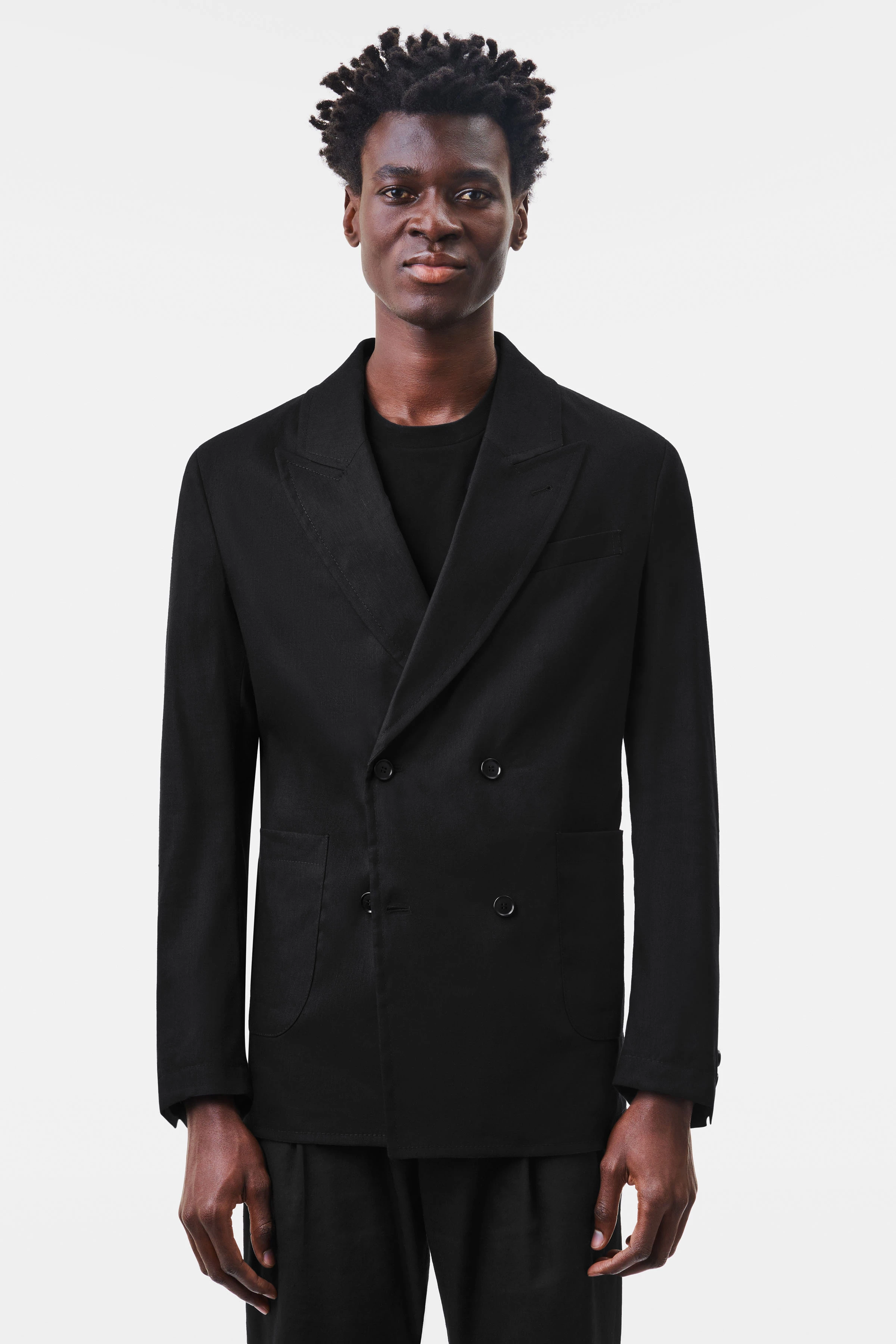 Herren lässiger Blazer MONTELINO in schwarz von DRYKORN