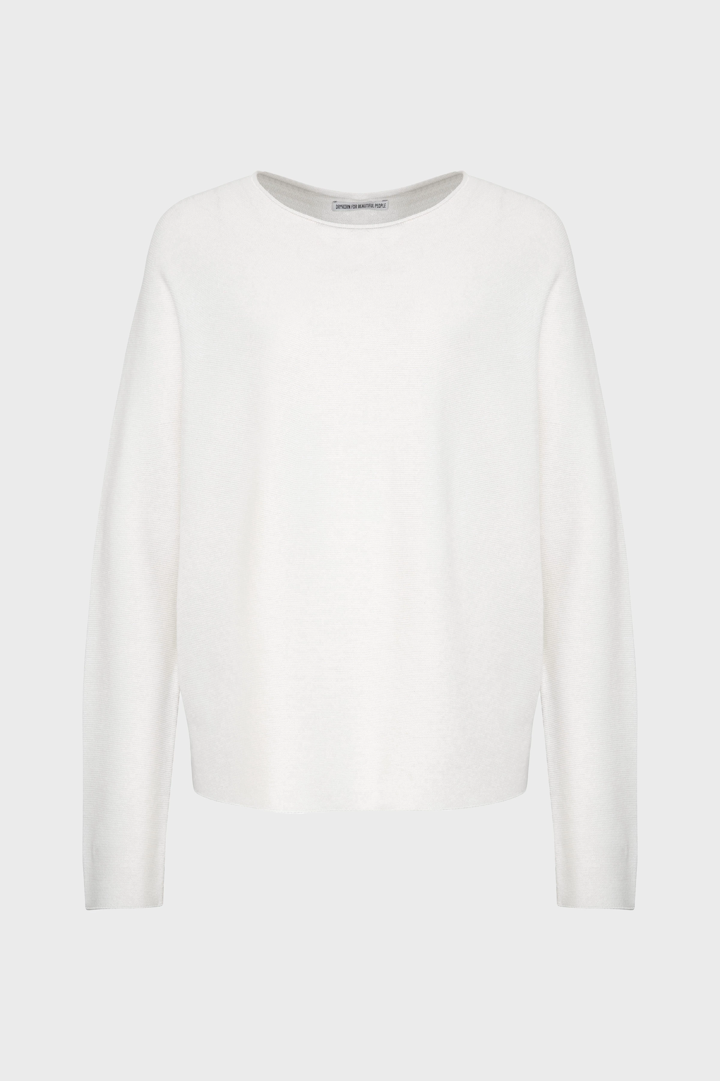 MAILA - Egg-shaped Rundhalspullover - Damen - off white - Freisteller Frontansicht