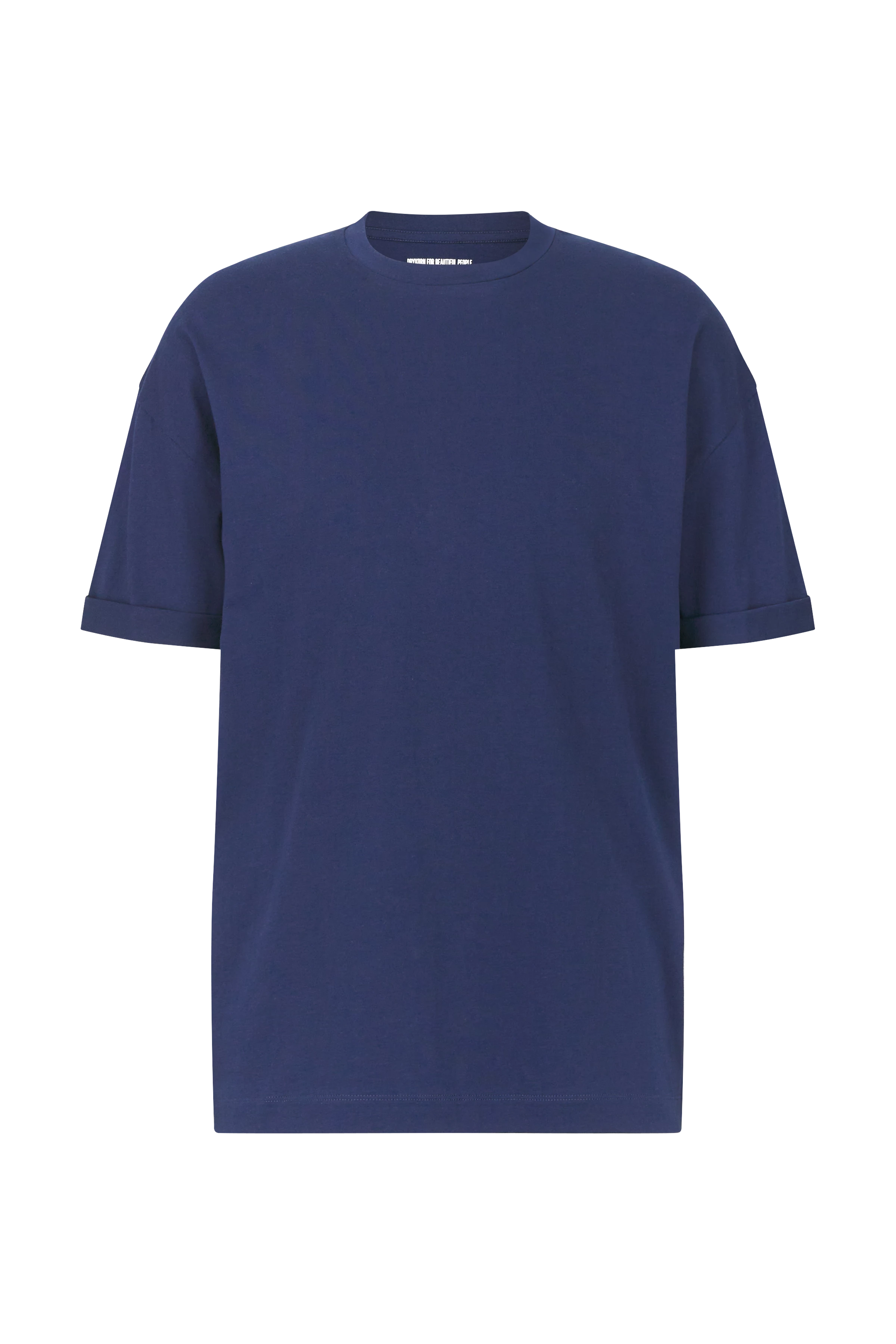 THILO - relaxed fit t-shirt in cotton - men - blue - Freisteller Frontansicht