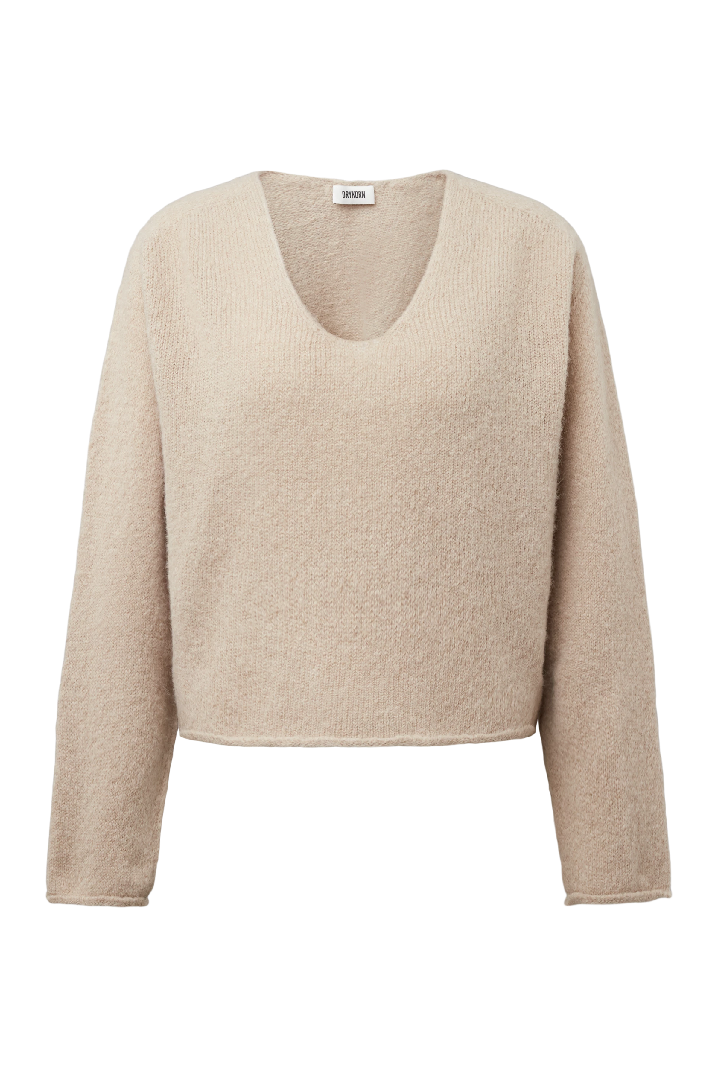 SOMAIJA - Oversized sweater in luxurious alpaca blend - women - beige - Freisteller Frontansicht