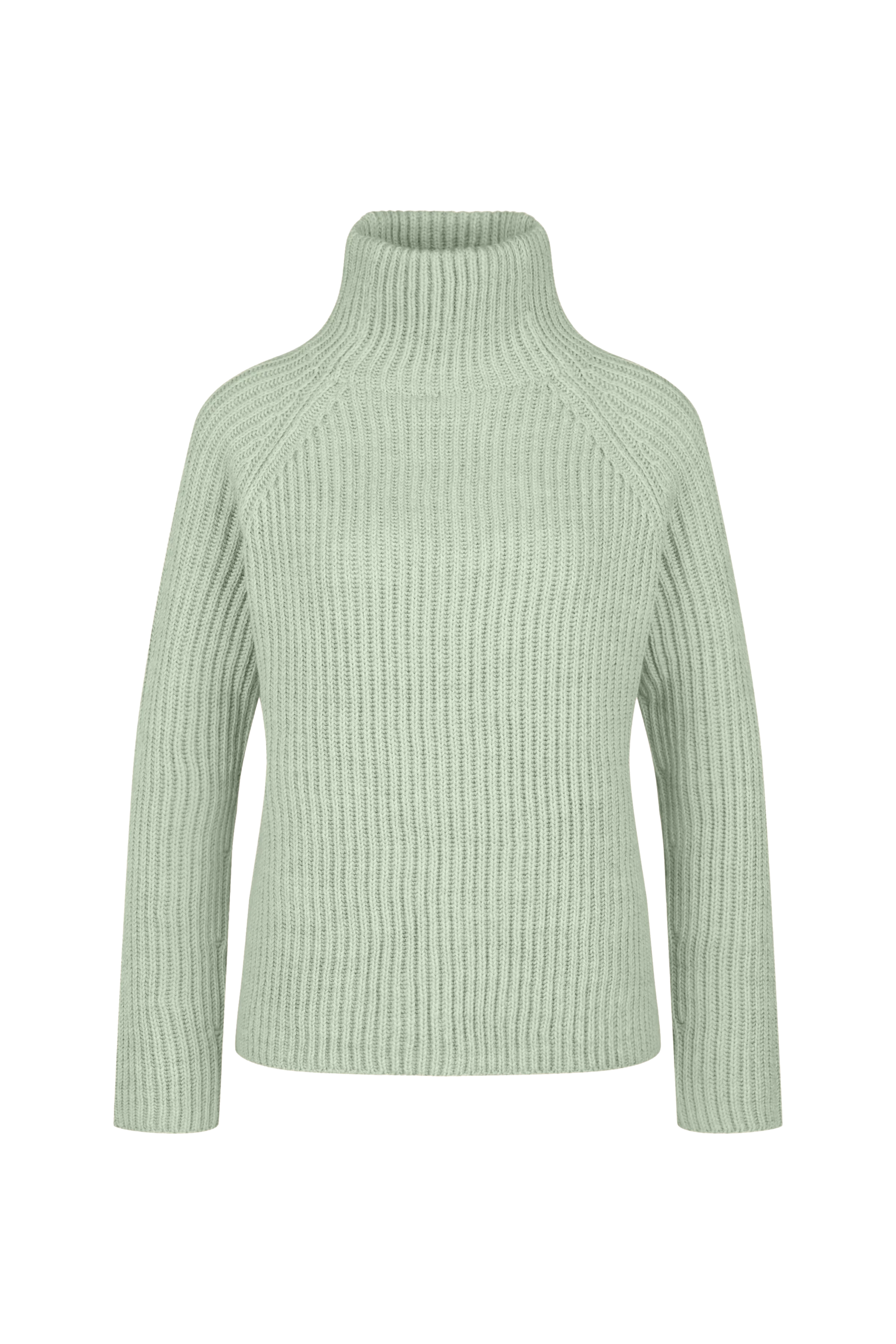 ARWEN - Rollkragenpullover in Woll-Alpakamix - Damen - grün - Freisteller Frontansicht