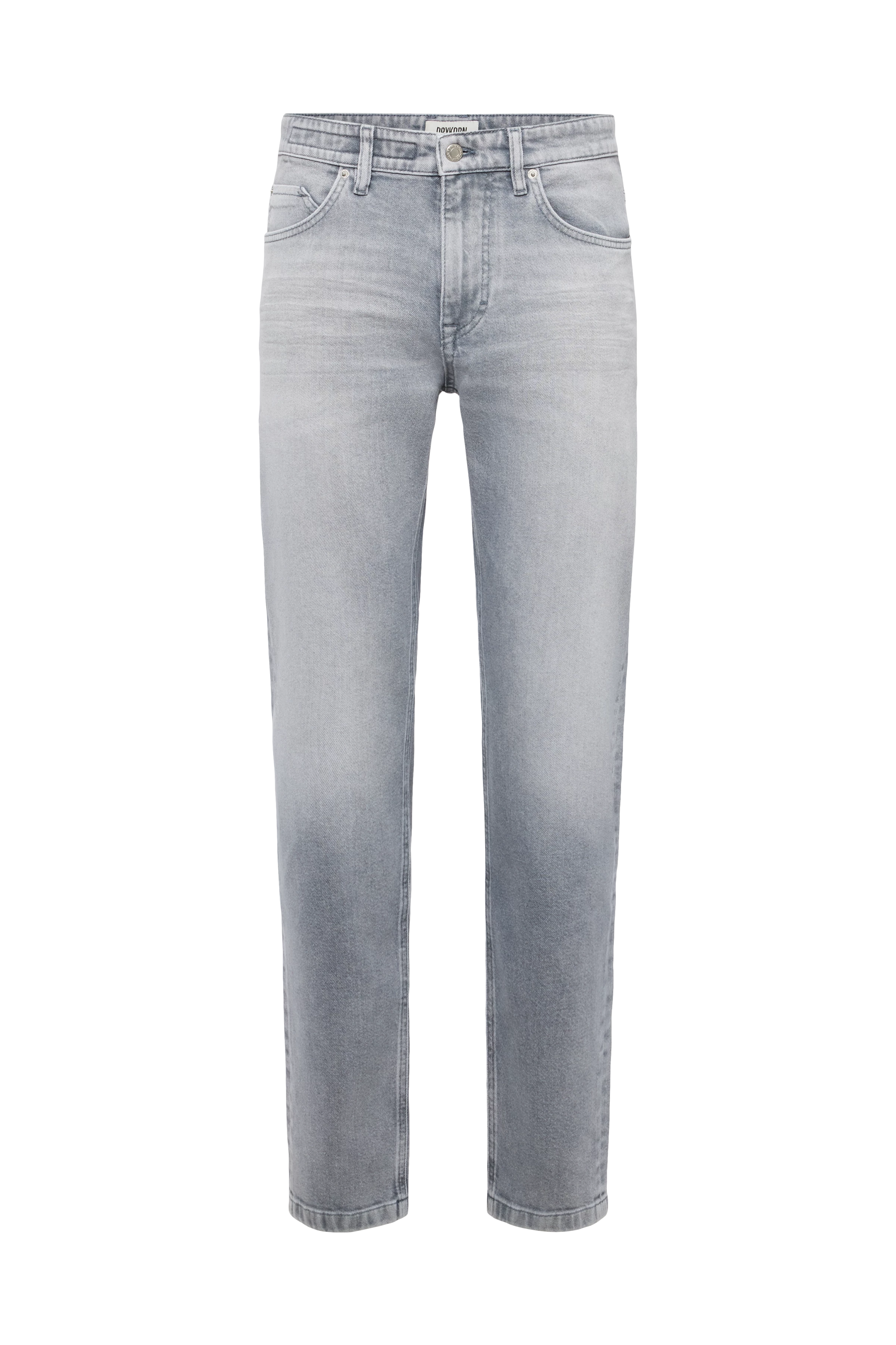 RICC - Slim Fit Jeans in Light-Grey Denim - Herren - grau - Freisteller Frontansicht