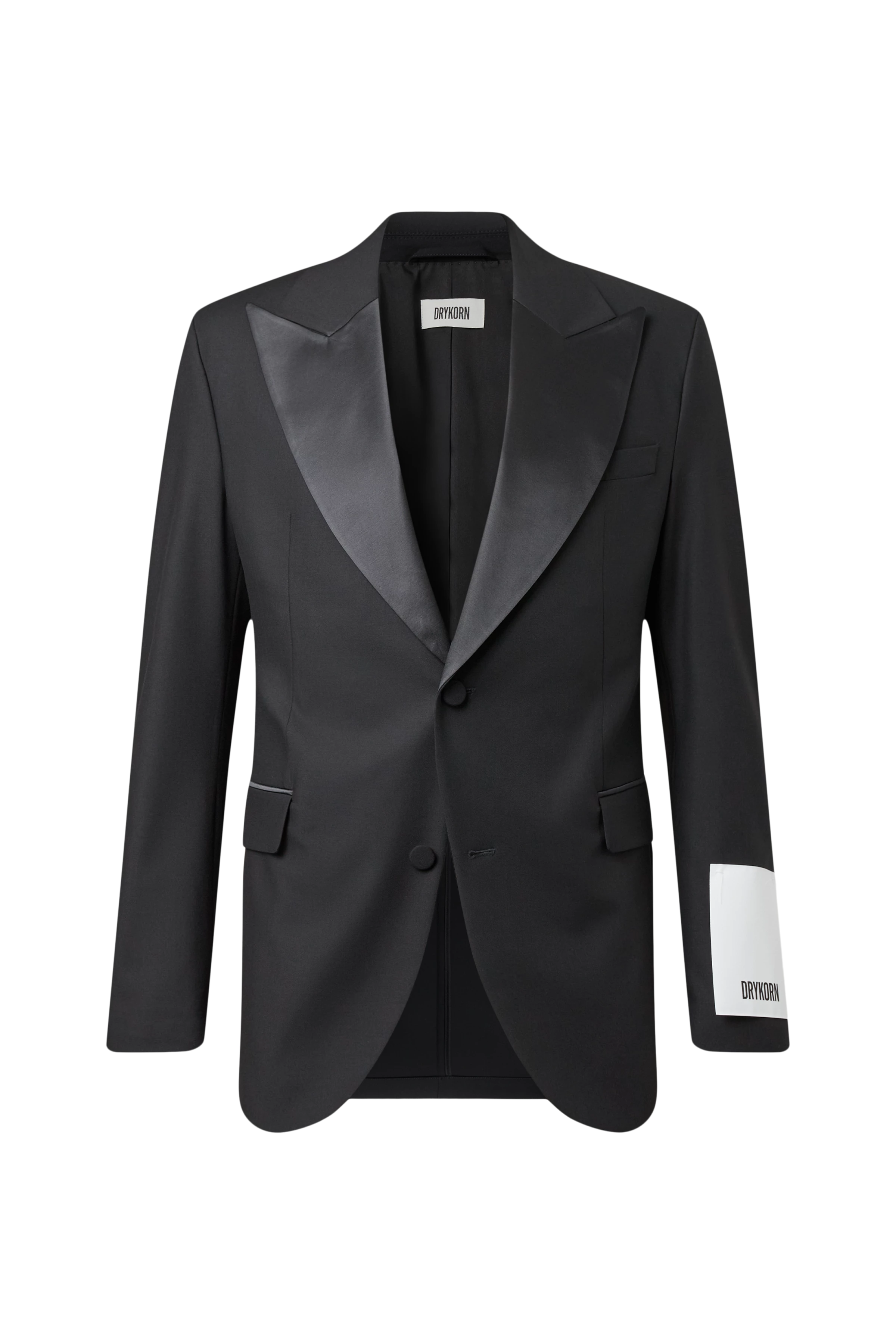 JACATO - Dinner jacket with satin lapels - men - black - Freisteller Frontansicht