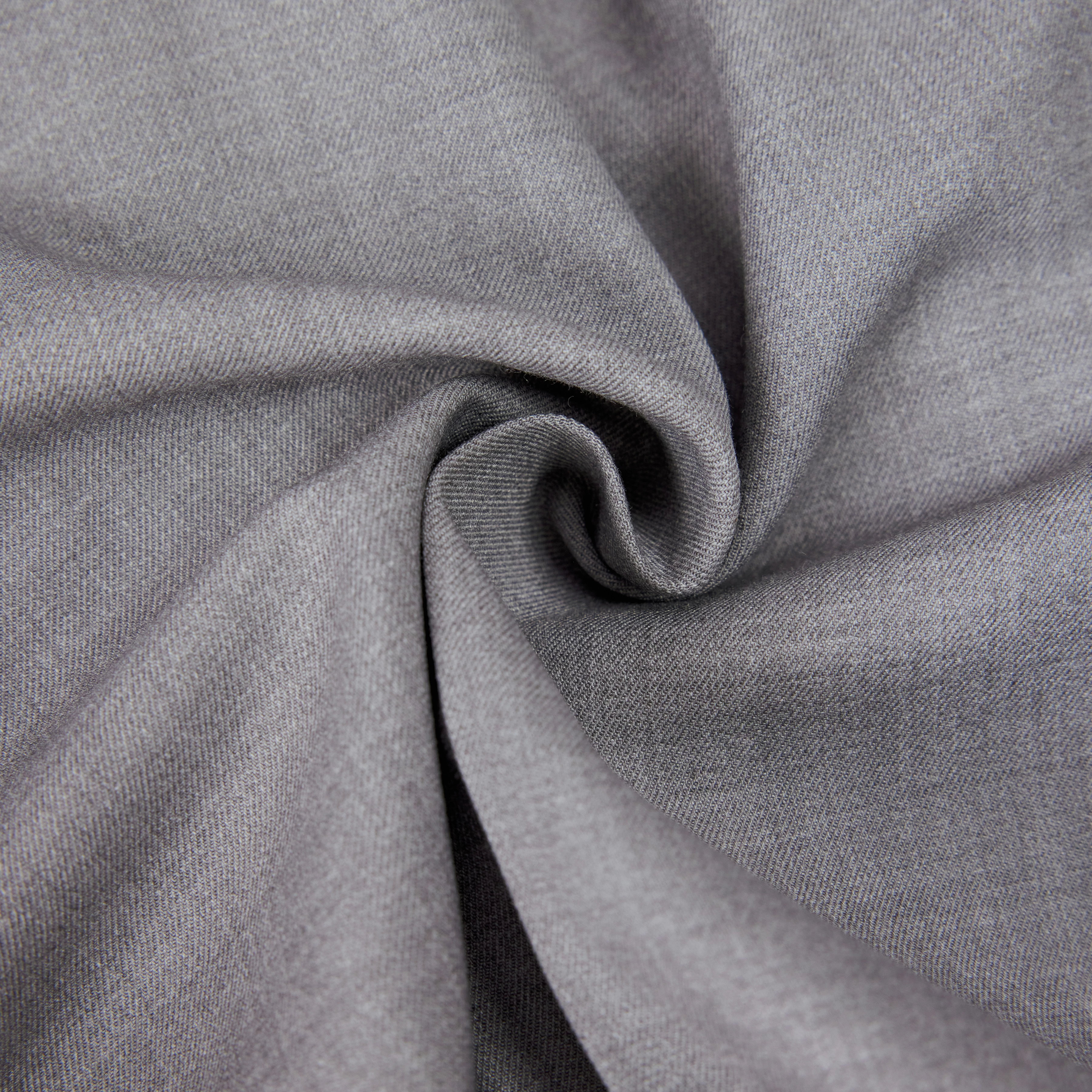 CHASY - Casual trousers with pleats in gabardine - men - grey - Materialbild (B2C)