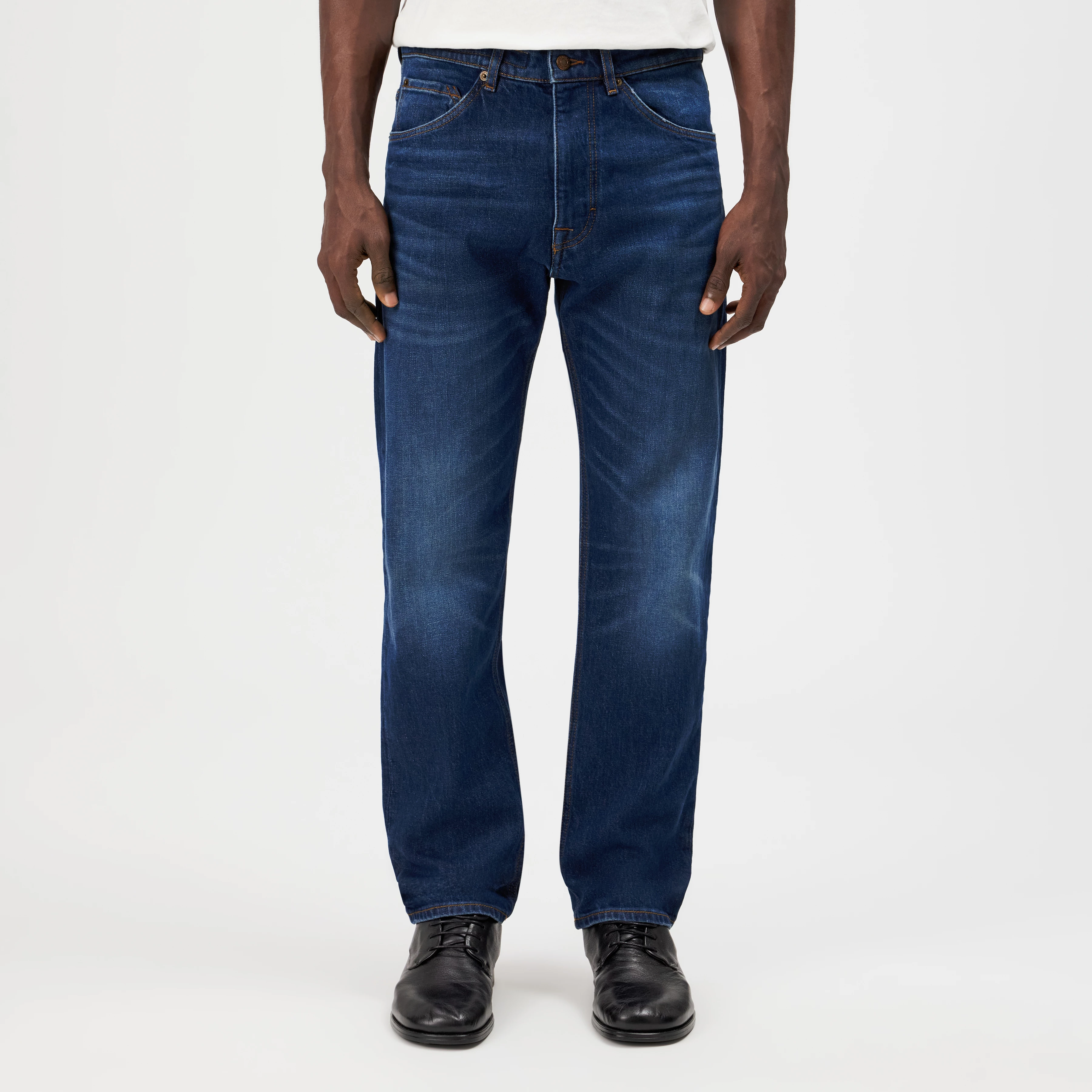 HIGHT_2 - Relaxed fit denim jeans - men - blue - Frontansicht
