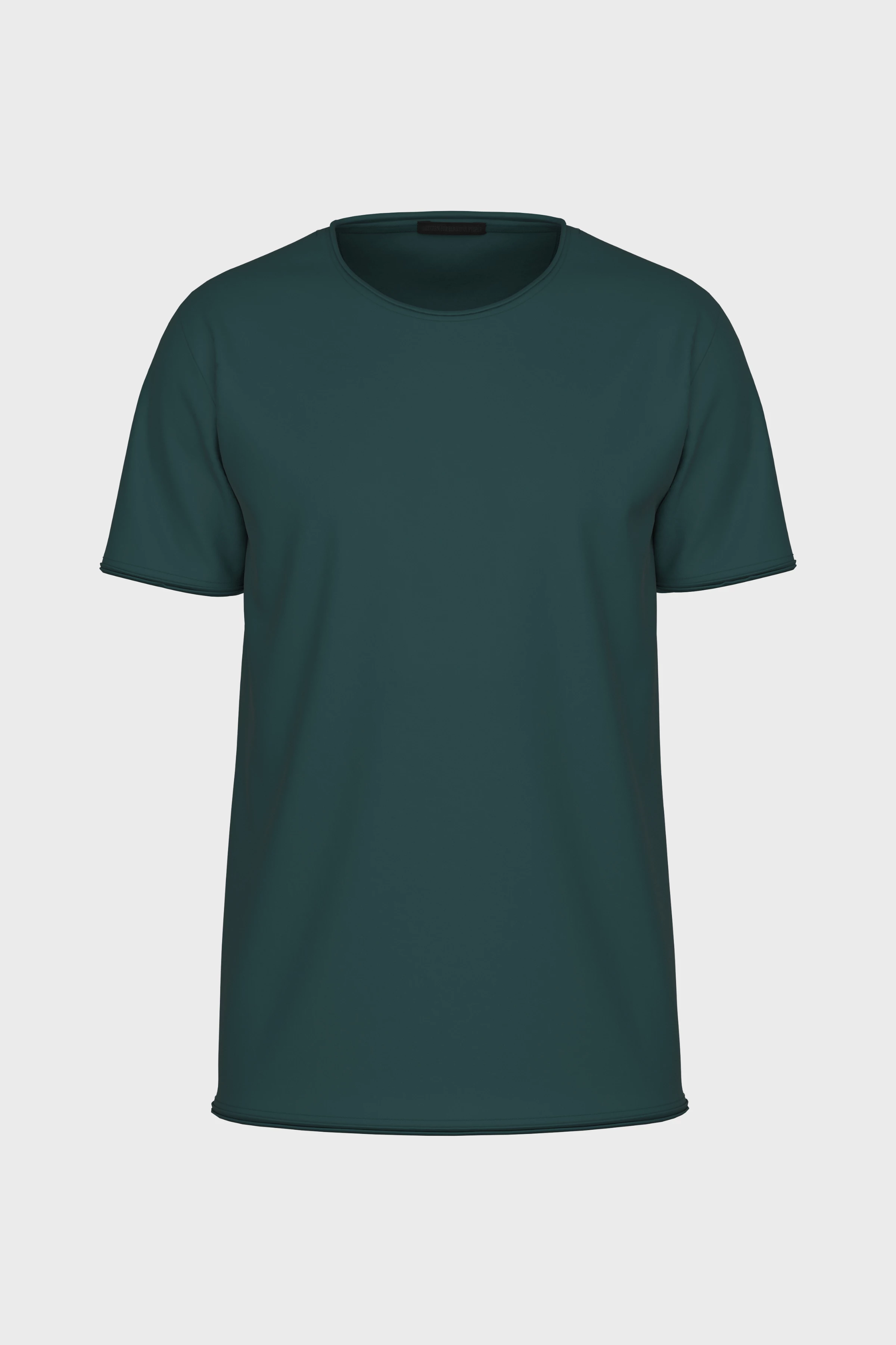 KENDRICK - cotton relaxed fit t-shirt - men - green - Freisteller Frontansicht