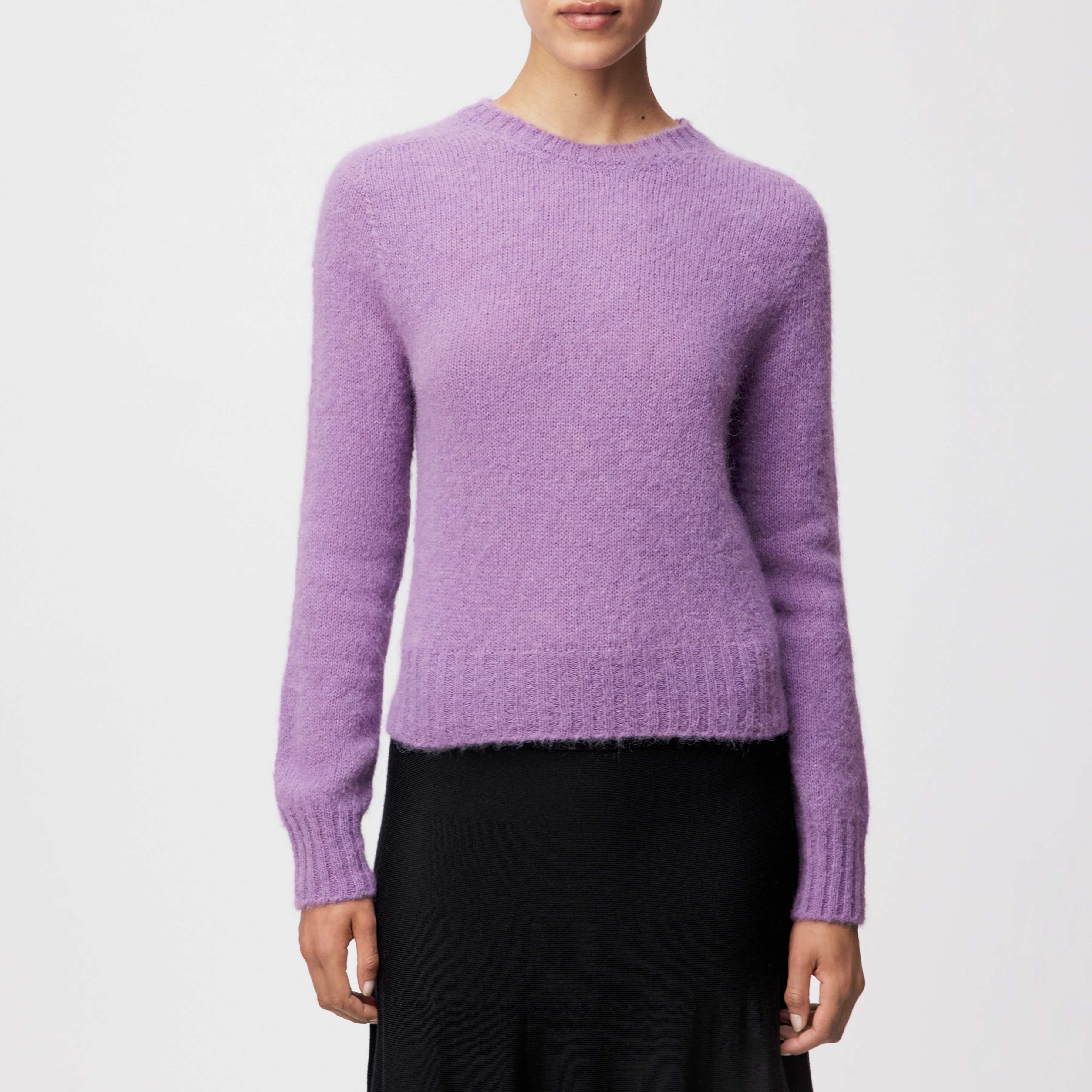 FIDA - Sweater in luxurious alpaca blend - women - purple - Frontansicht