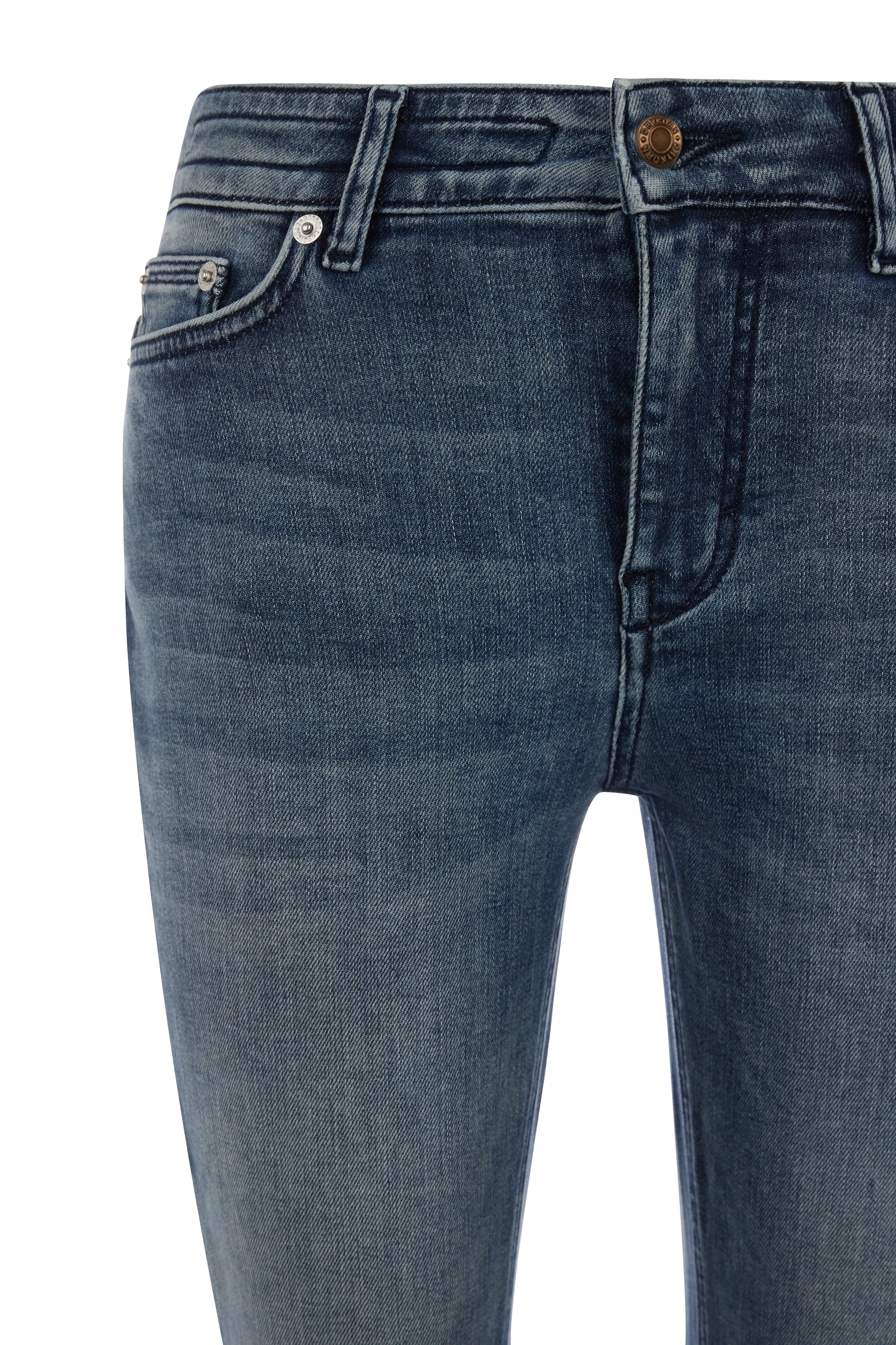 NEED - soft blue authentic washed Skinny Fit Jeans - women - blue - Freisteller Detailansicht