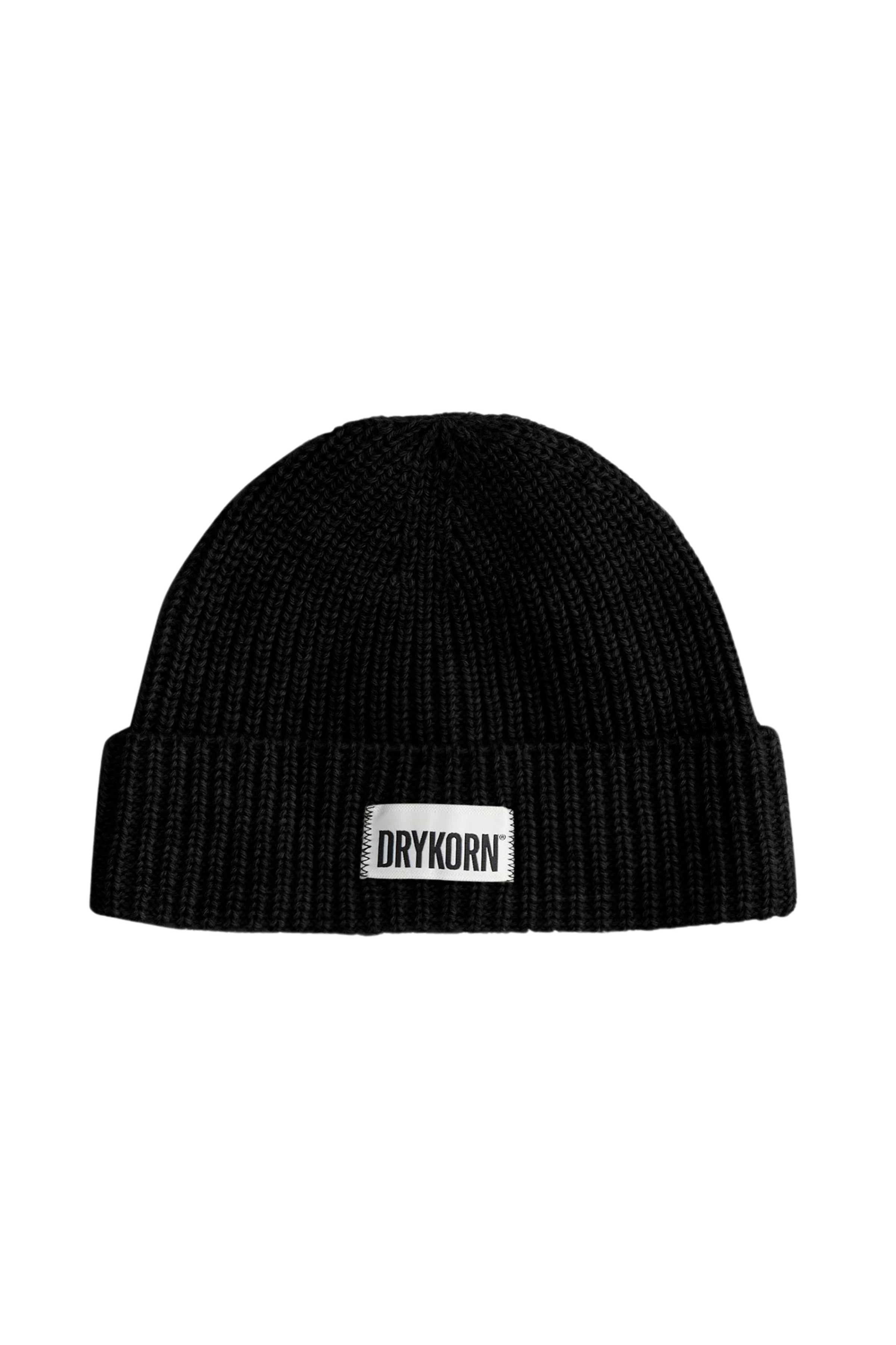 DEGGA - Beanie in Alpaka-Woll-Mix - Unisex - schwarz - Freisteller Frontansicht