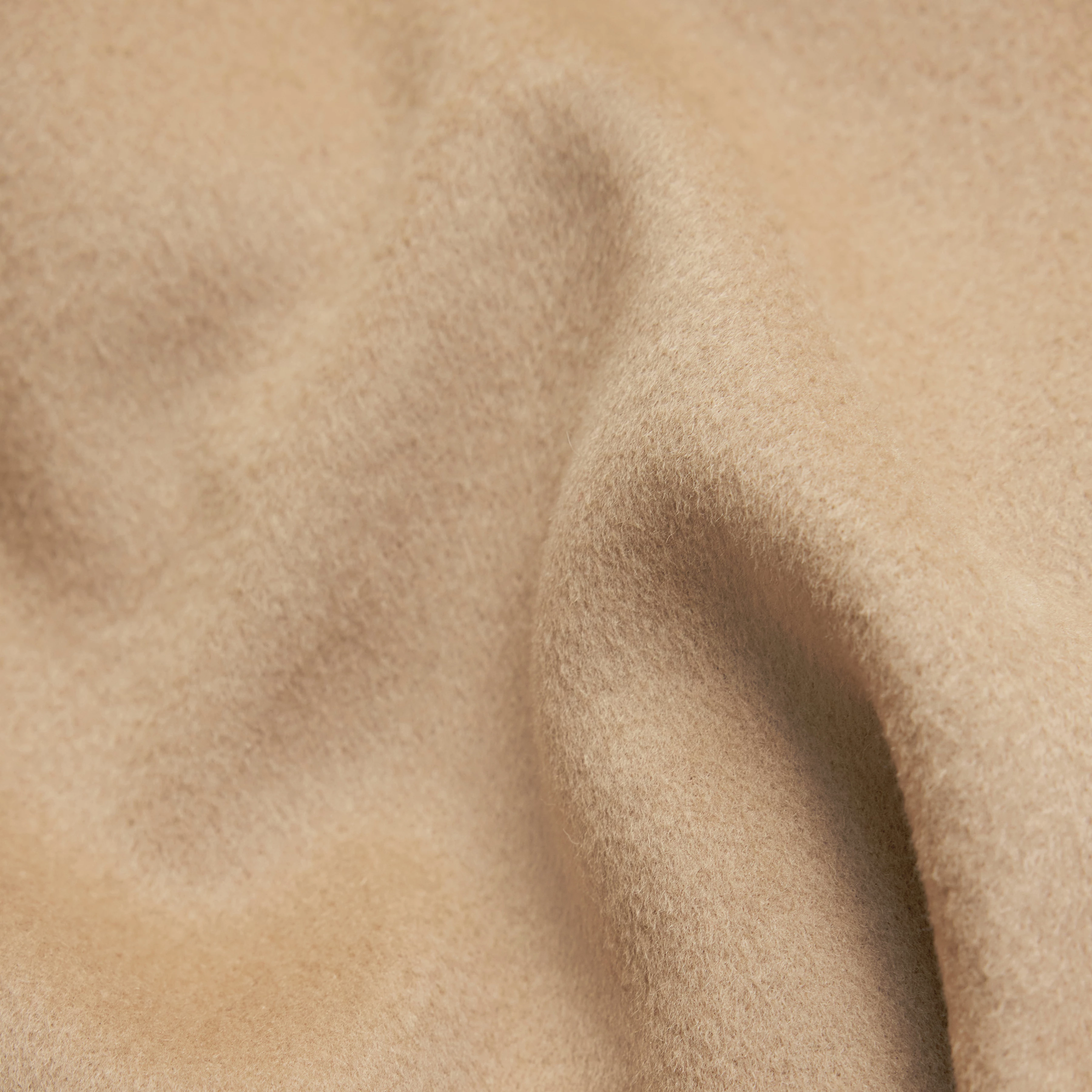 BAUPREY - Hüllenmantel in Woll-Doubleface - Damen - braun - Materialbild (B2C)