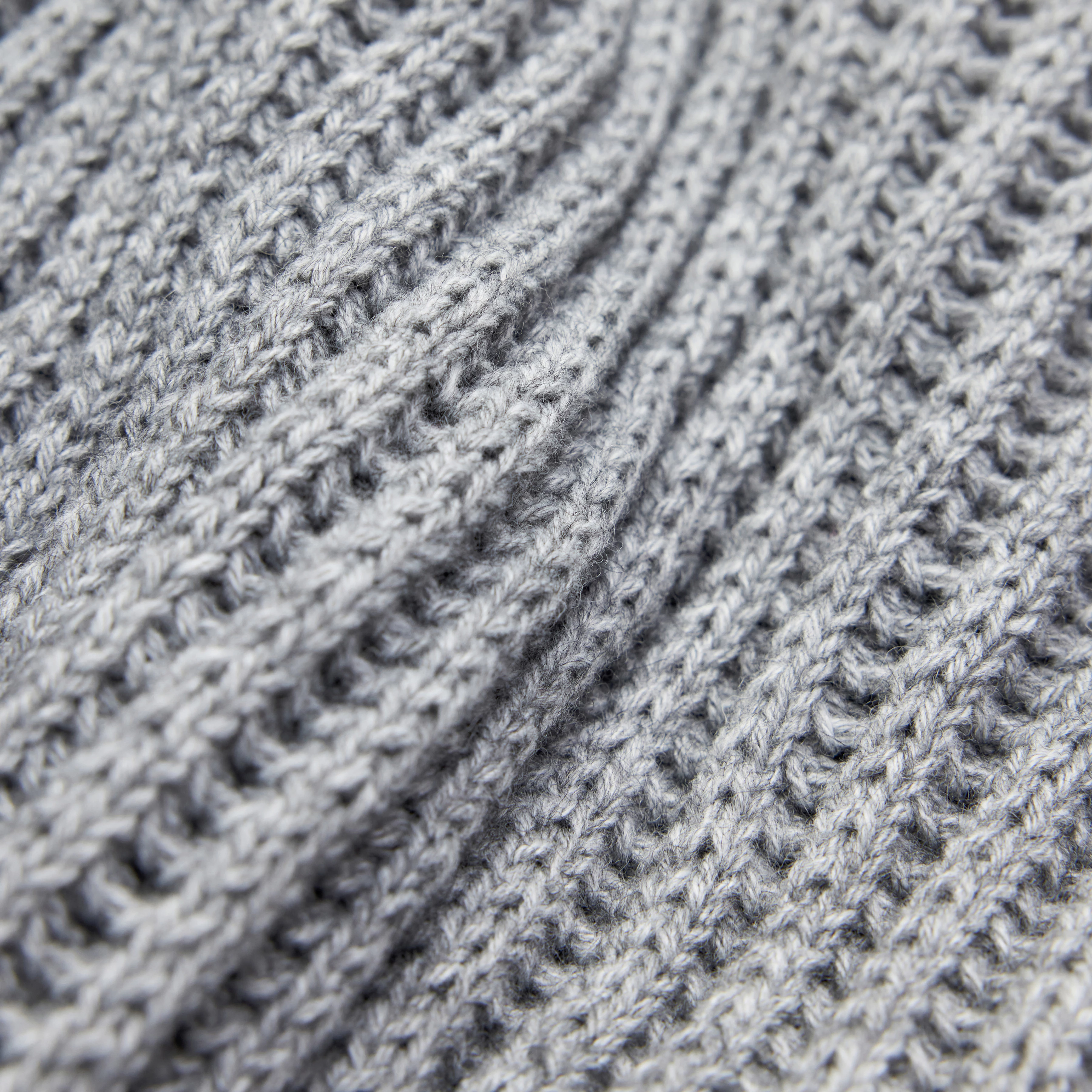 VARISA - Turtleneck jumper in wool and alpaca blend - women - grey - Materialbild (B2C)